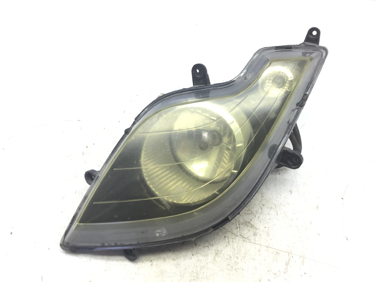 Keeway outlook 125 faro fanale anteriore sinistro con vetro ingiallito 2007 2007 lbbt130138b