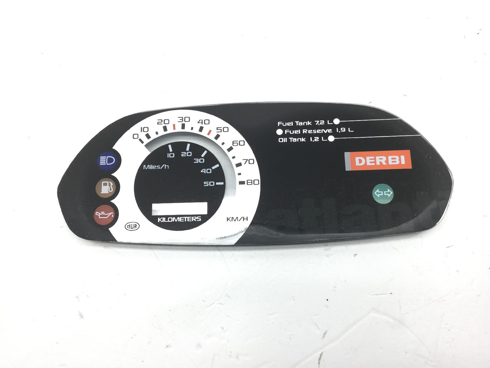 Derbi atlantis bullet 2t 50 cornice interna strumentazione indicatore spie 2007 2009 vthal1ae28g
