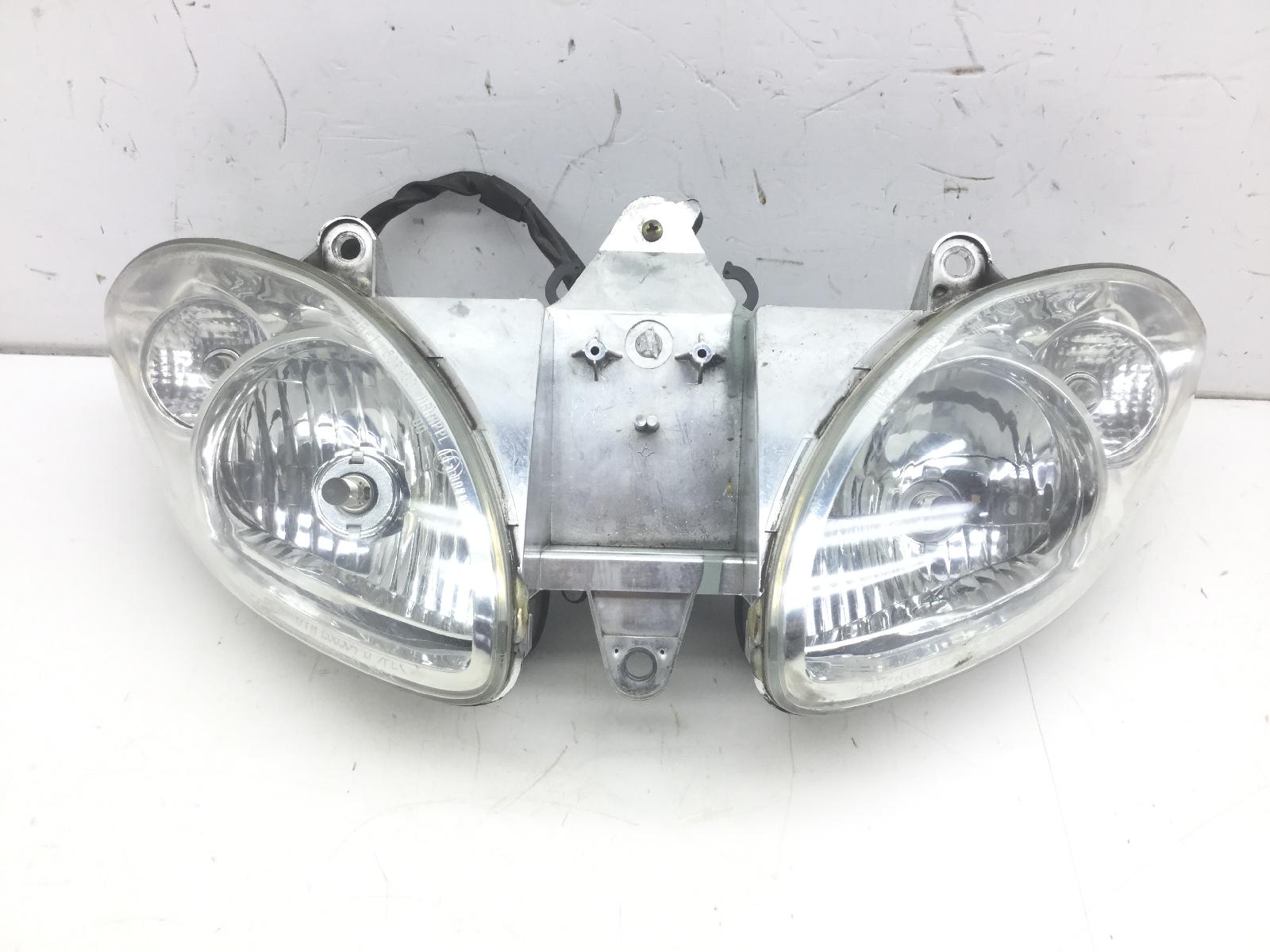 Piaggio x9 evolution 200 faro fanale anteriore con piccoli graffi su vetro 2003 2003 m2300004