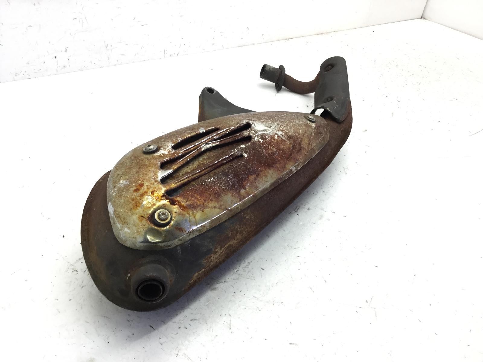 Piaggio liberty rst 125 scarico marmitta - ammaccature su protezione calore 2004 2005 m38100