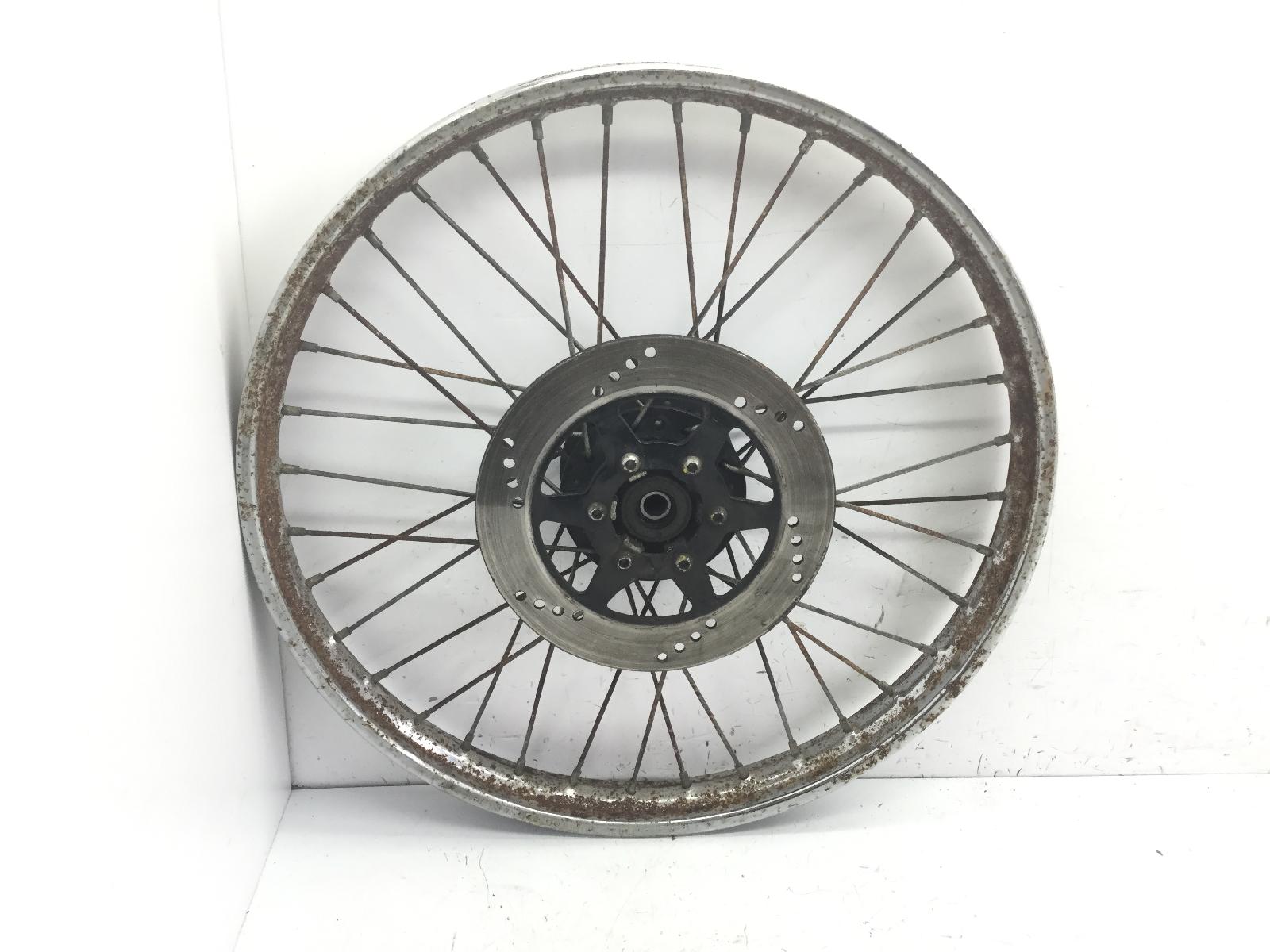 Honda nx transcity 125 cerchio ruota anteriore 21 x 1.60 e disco 1988 1988 jd12