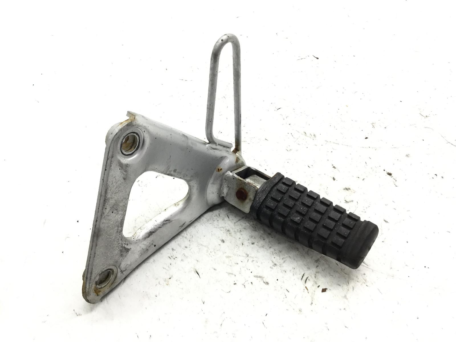 Kawasaki kl r a1 a3 650 pedana posteriore poggiapiede sinistra e supporto 1987 1989 kl650a