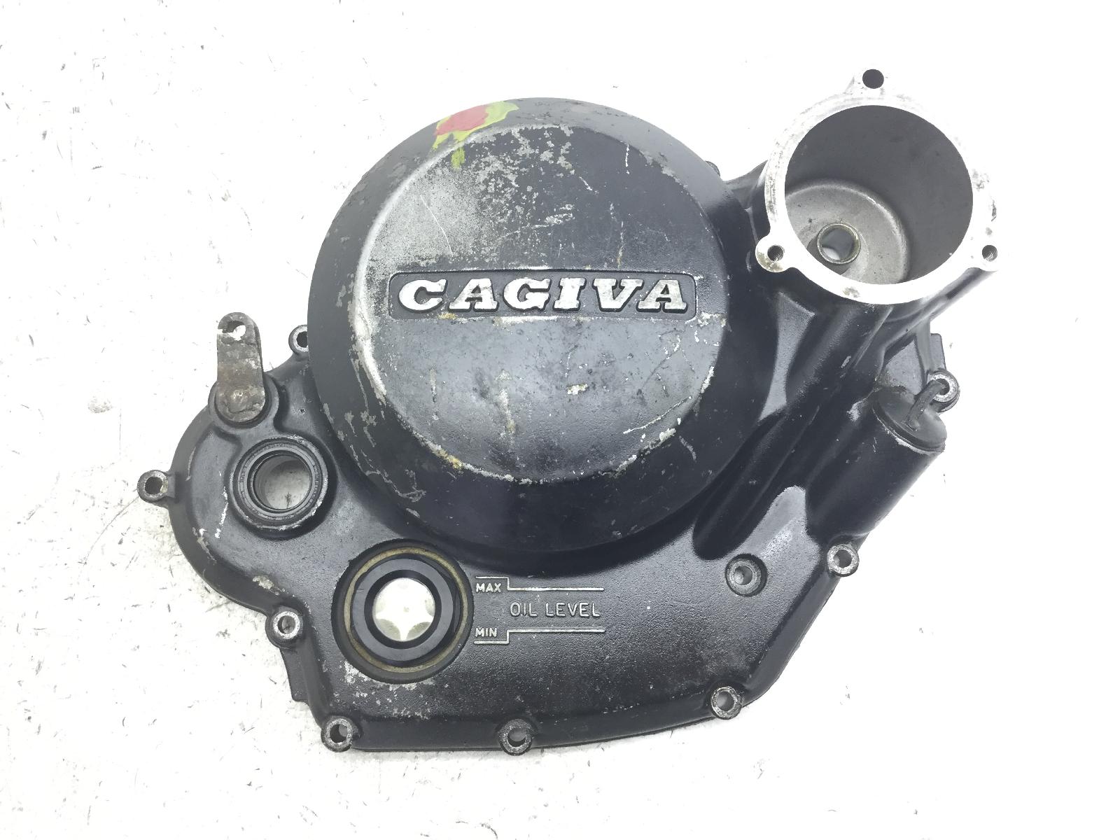 Cagiva t4 e 500 carter coperchio frizione trasmissione con graffi e vernice 1987 1990