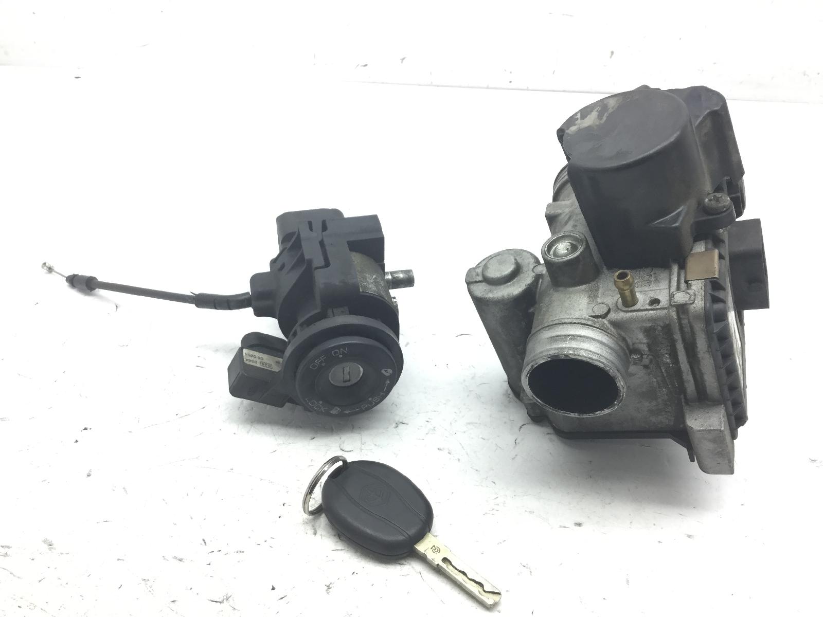 Piaggio mp3 ibrido 125 blocchetto accensione con corpo farfallato e chiave 2009 2010 m65100