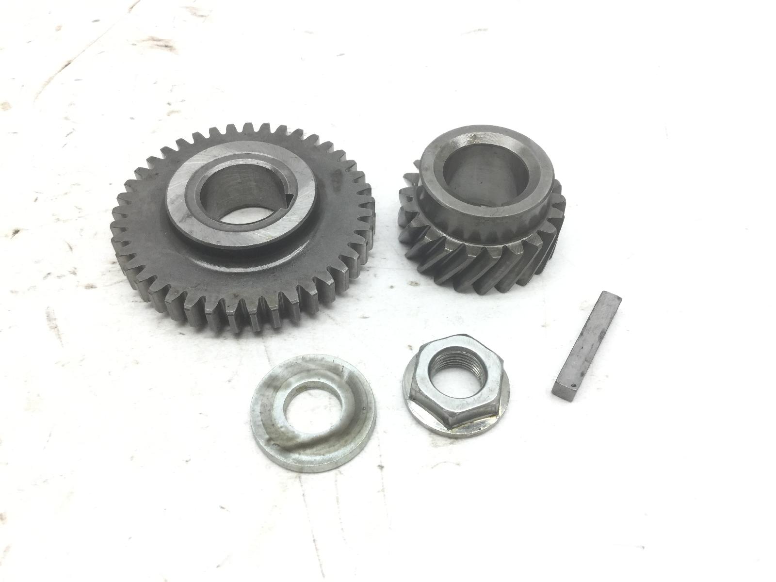 Yamaha ys 125 coppia ingranaggi primaria albero motore con dado e rondella 2017 2017 re331