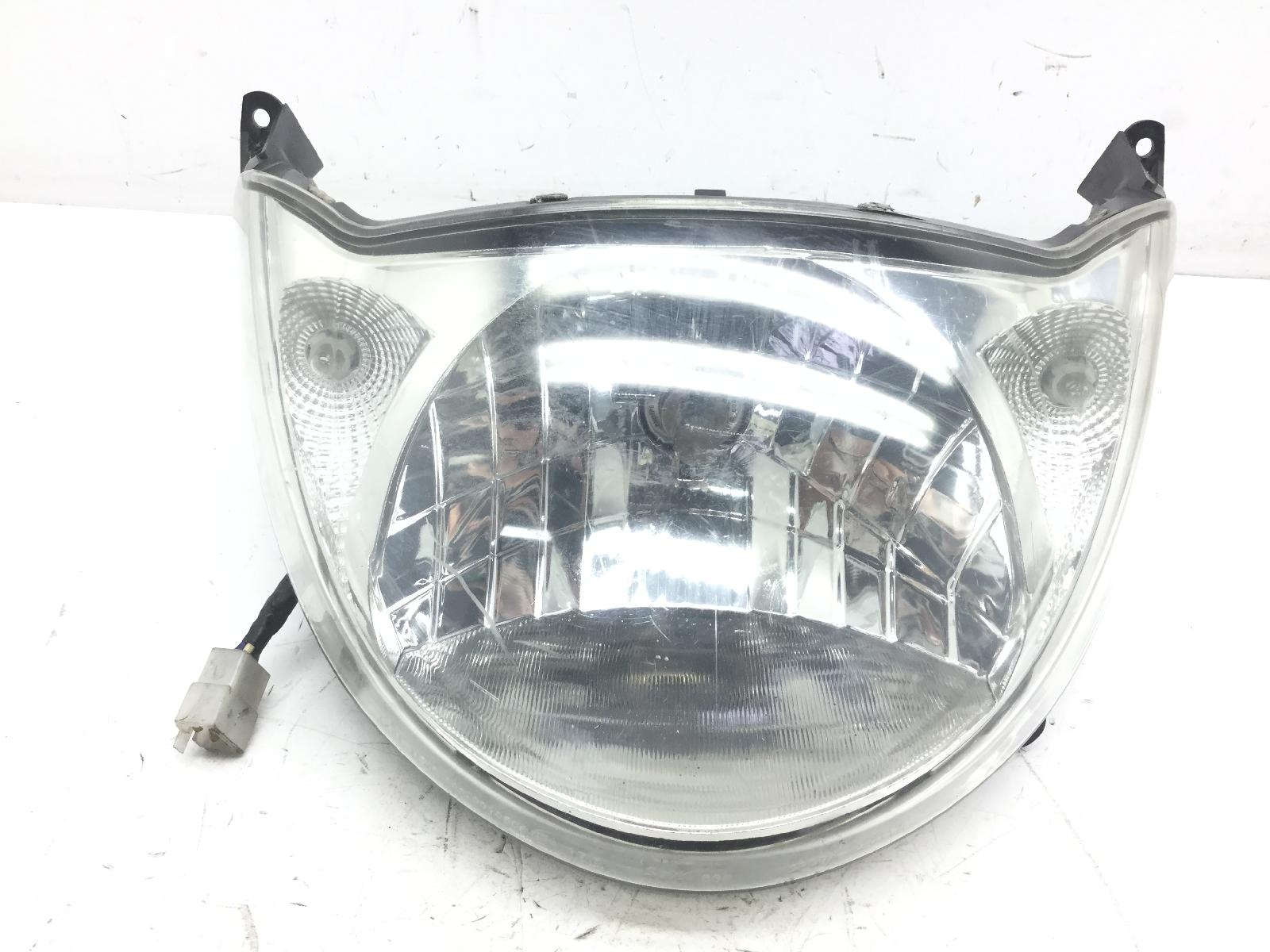 Sym hd eu2 200 faro fanale anteriore con graffi su vetro e attacco rotto 2003 2004 rfglh18w64s