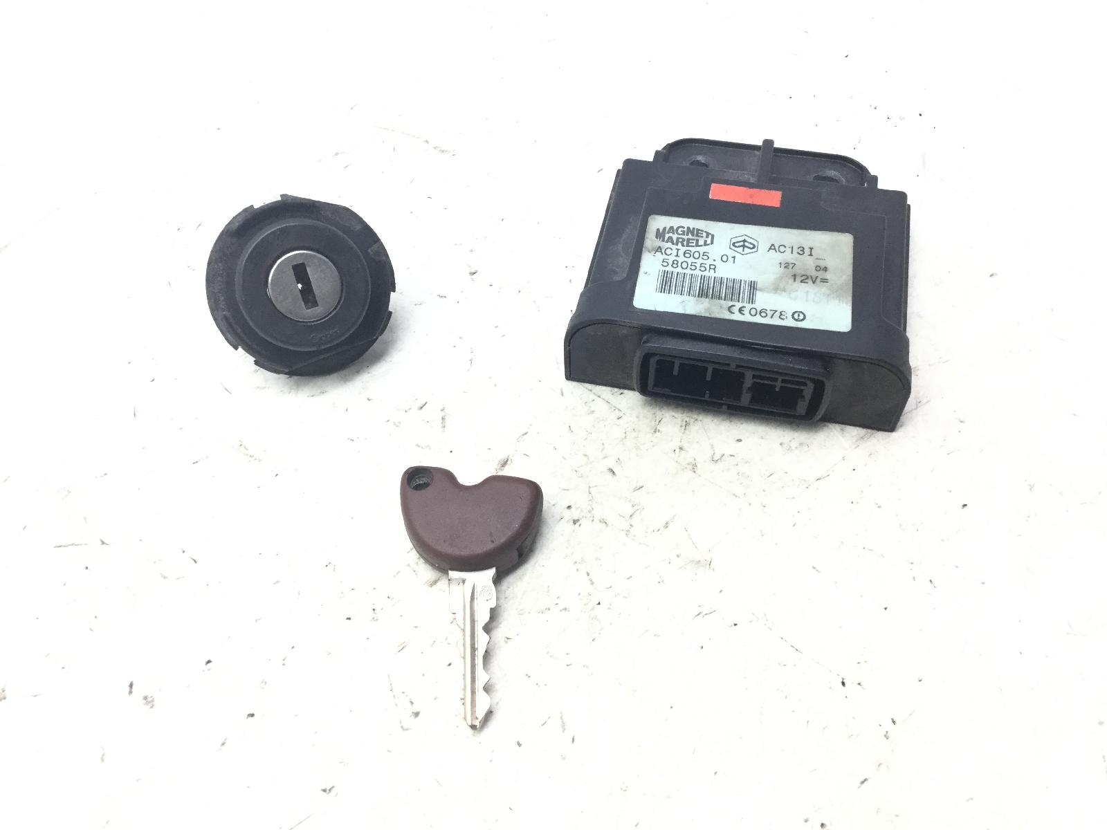 Piaggio beverly 250 blocchetto accensione centralina e chiave 2005 2007 m28500