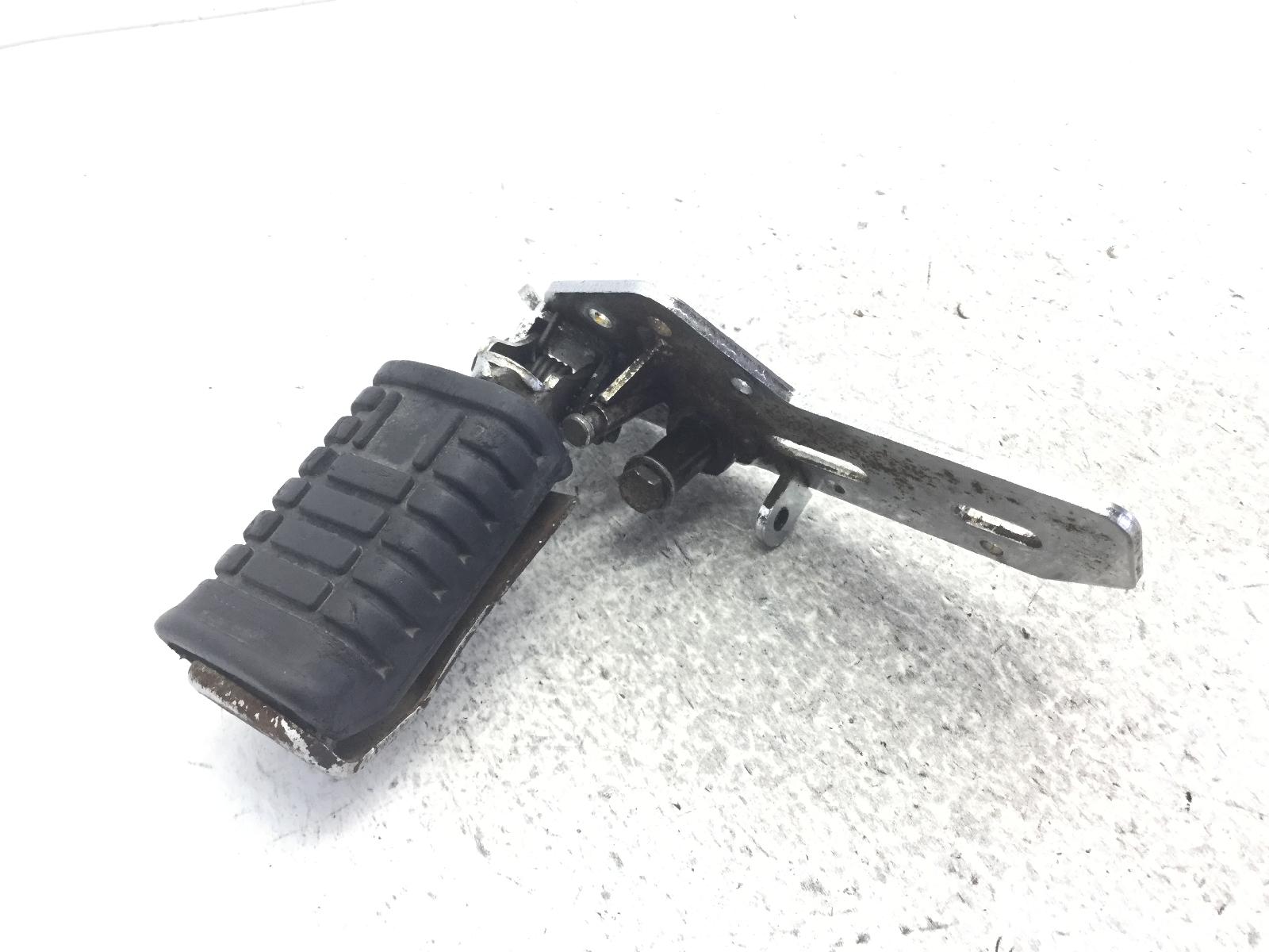 Moto morini excalibur 350 pedana anteriore sinistra e supporto - crepe 1986 1993 350csa