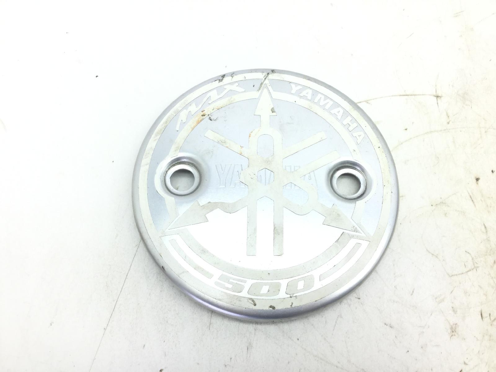 Yamaha t-max xp 500 tappo logo coperchio carter trasmissione e lievi graffi 2006 2006 sj031