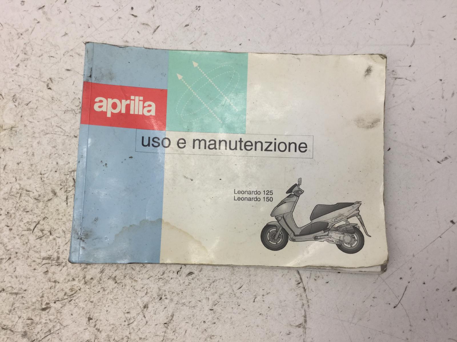 Aprilia leonardo 125 libretto uso e manutenzione 1996 1998 mba