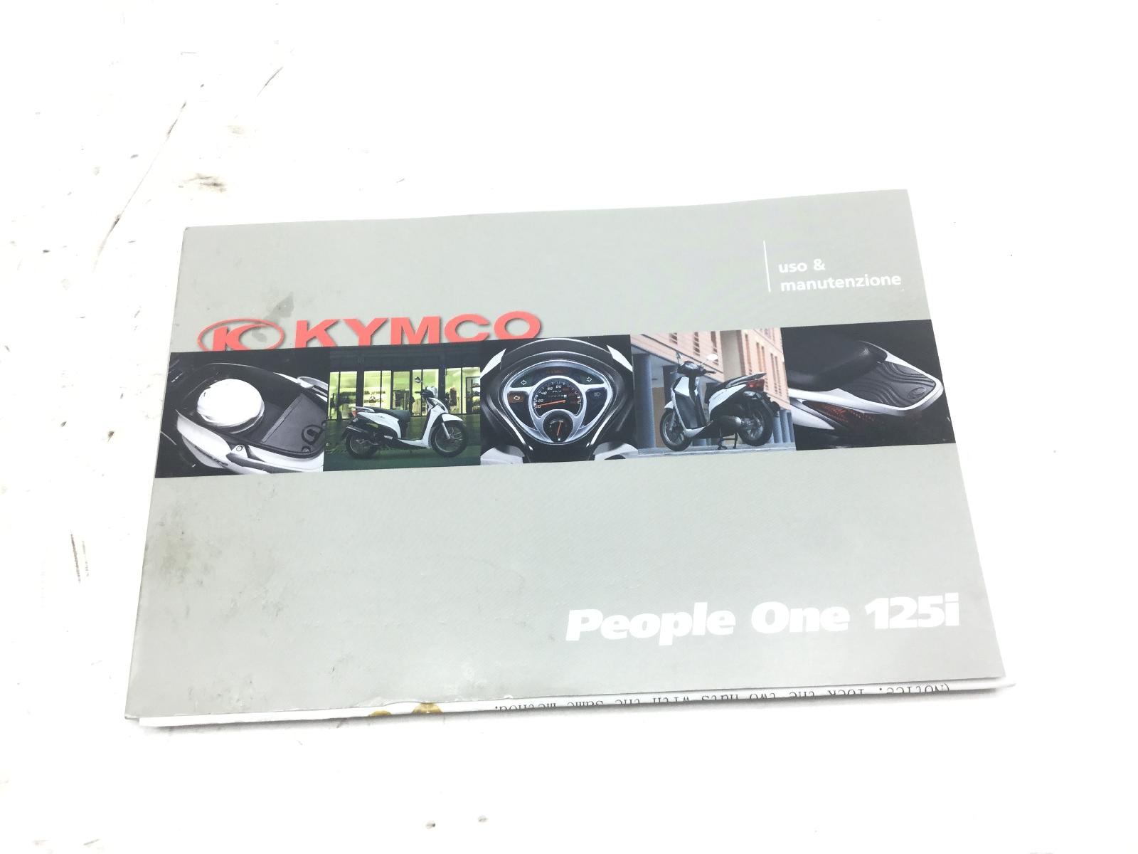Kymco people one e4 125 manuale libretto uso e manutenzione 2016 2018 d42000