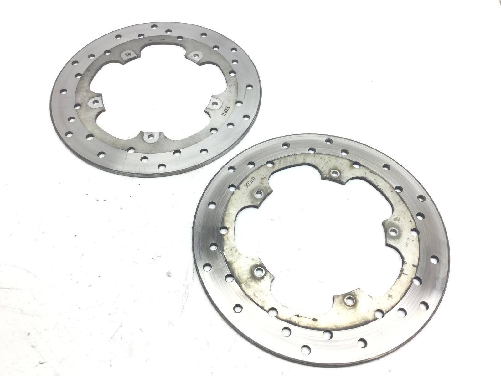 Piaggio x9 evolution 250 coppia dischi freno anteriore di 4.08 e 4.09 mm 2004 2004 m23000045