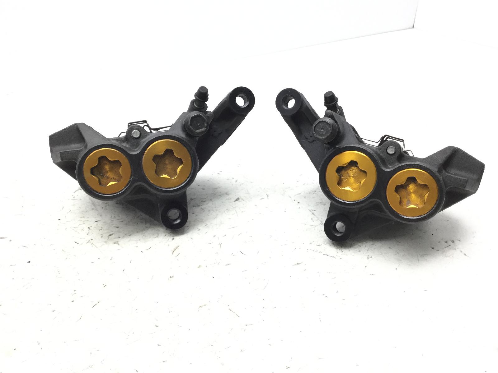 Yamaha fz8 na 800 coppia pinze freno anteriore interasse supporti 100 mm 2013 2013 rn256