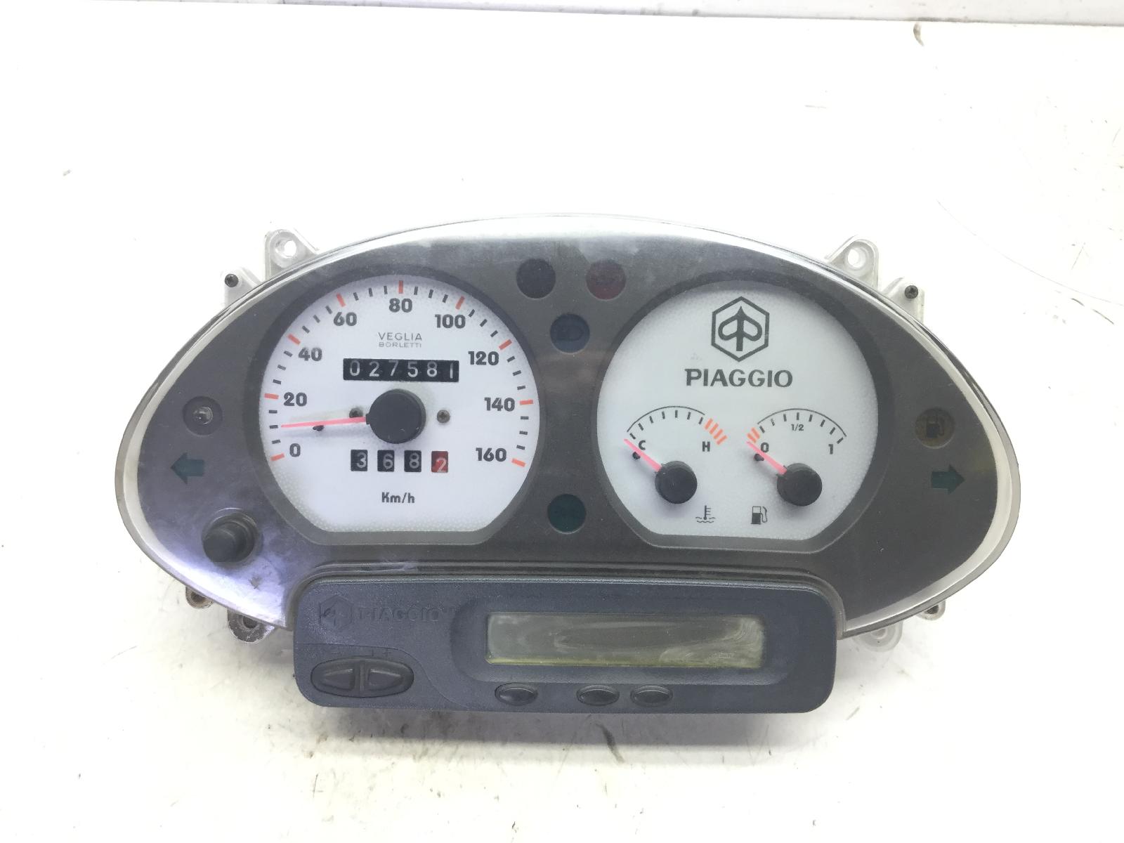Piaggio hexagon gtx 125 strumentazione contachilometri con difetti calore 2000 2000 m20000000