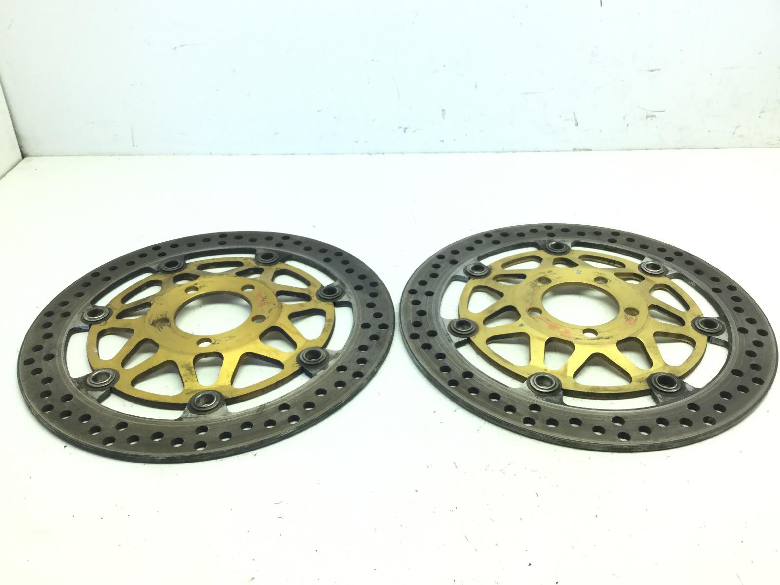 Kawasaki ninja zx-6r a1p 636 coppia dischi freno anteriori spessore: 4,6 mm 2002 2002 zx636aaa