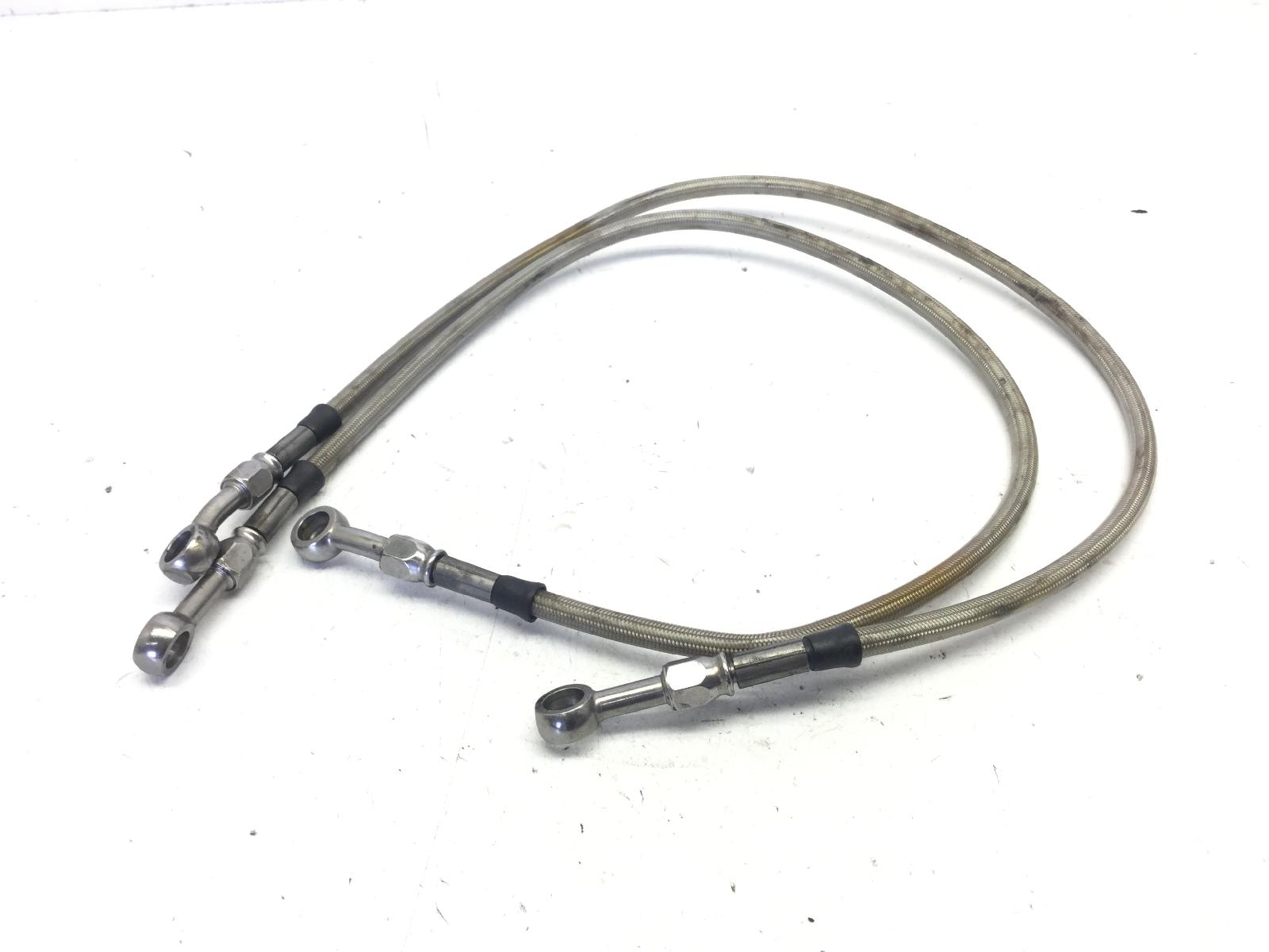 Kawasaki ninja zx-6r a1p 636 coppia tubi freno anteriori fren-tubo 2002 2002 zx636aaa