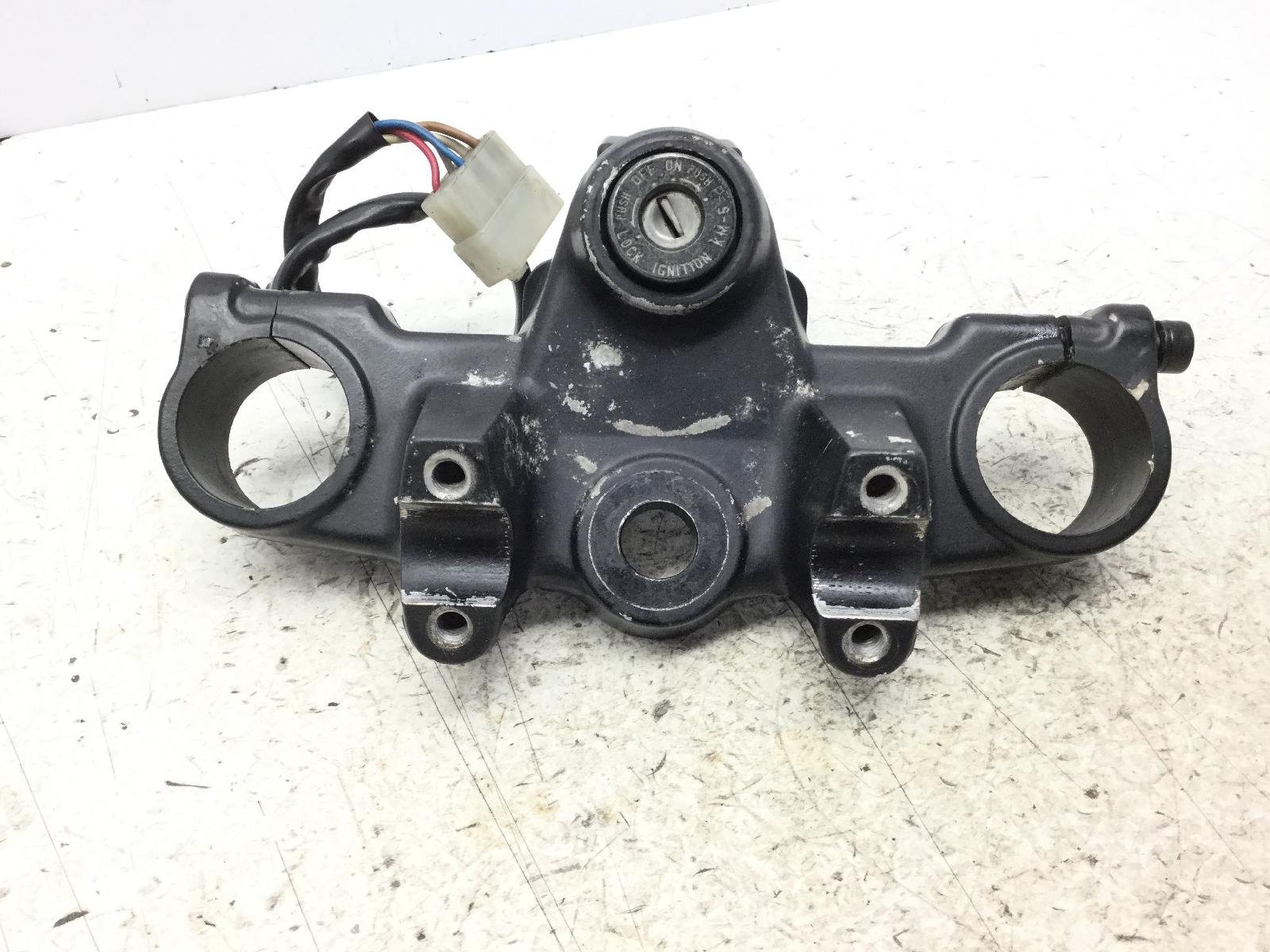 Kawasaki kle a13 500 piastra superiore forcella e blocchetto no chiave 2003 2004 le500aaa