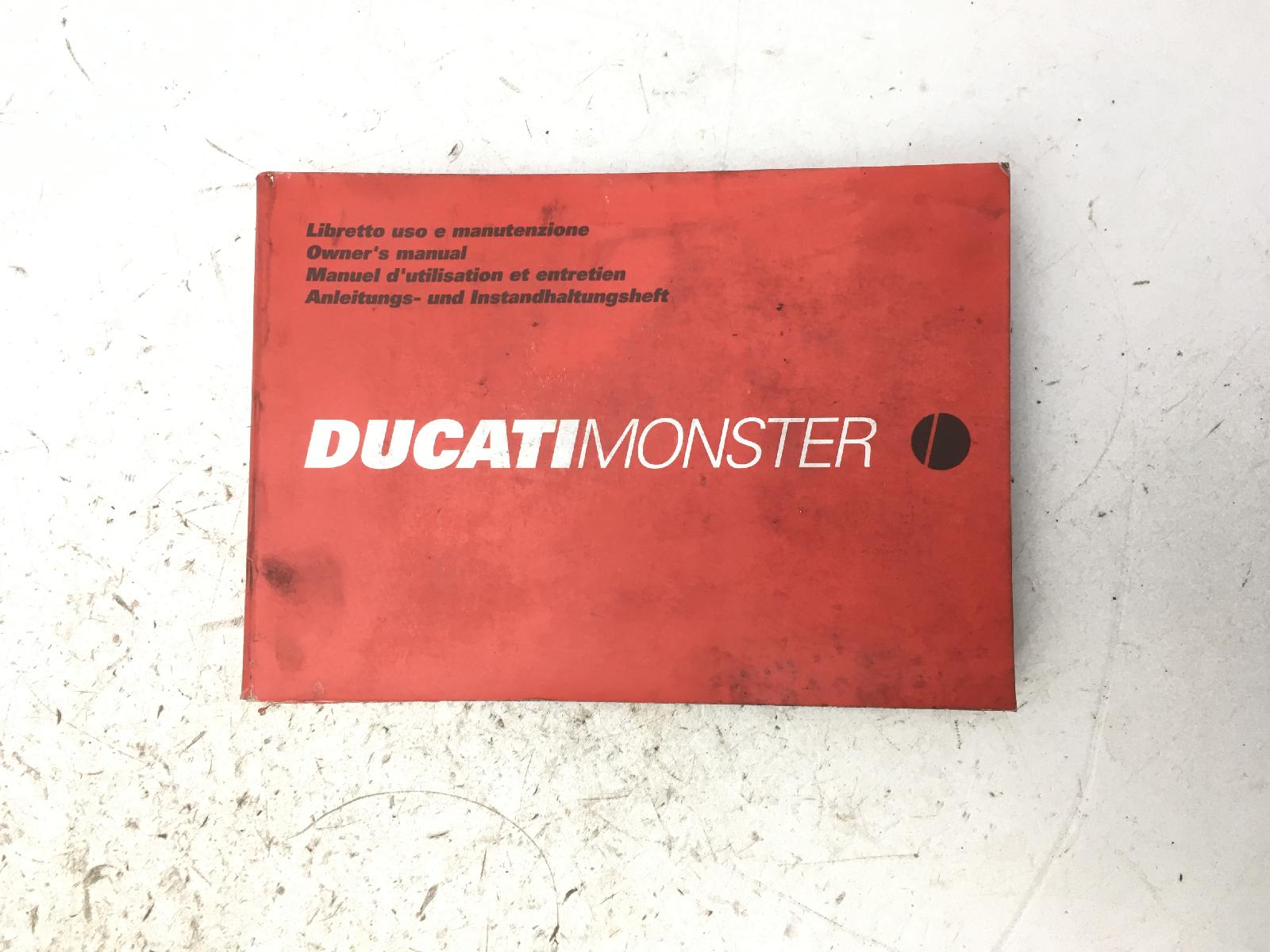 Ducati supersport ss 750 libretto uso e manutenzione 2001 2001 v200aa