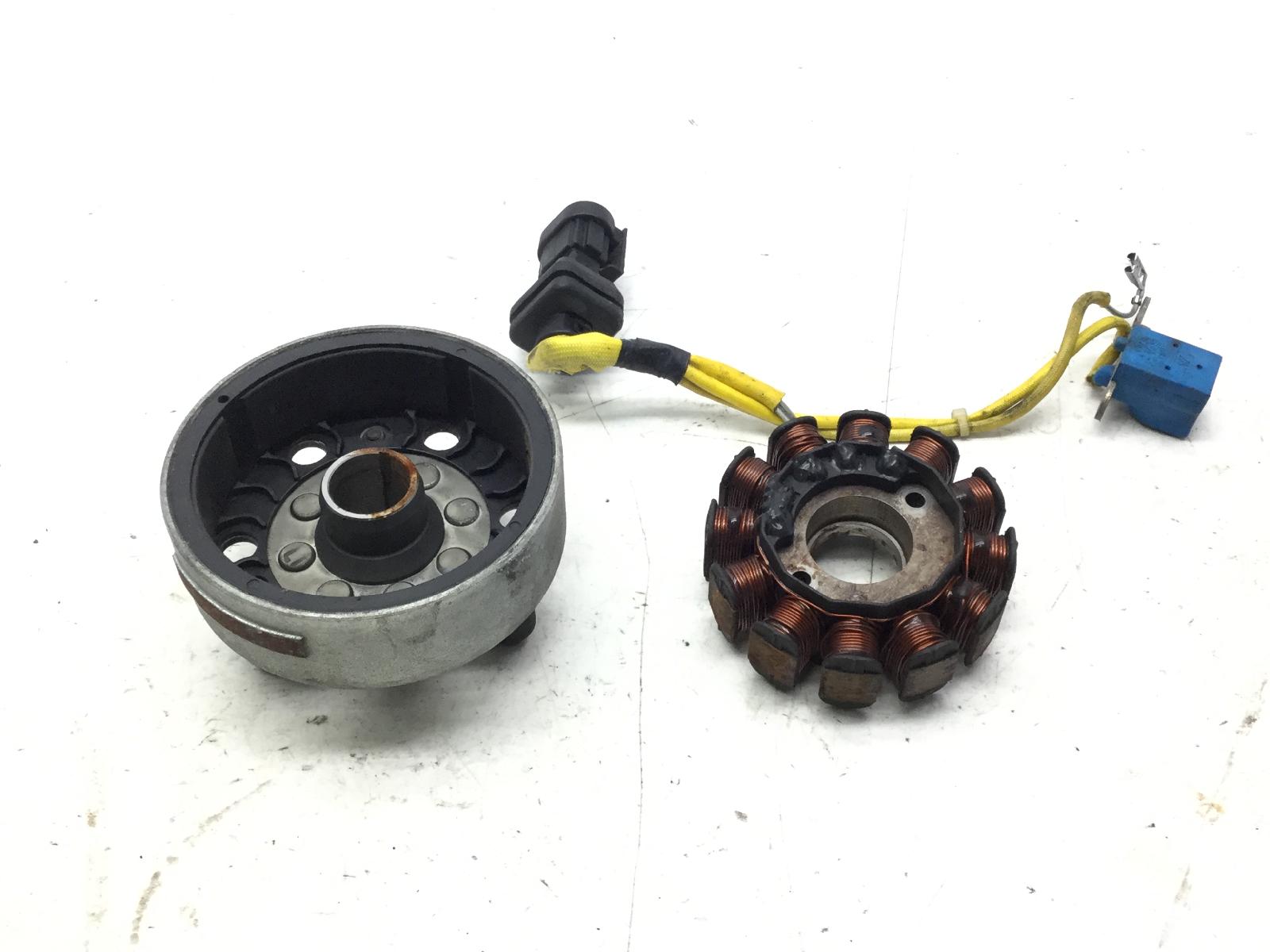 Aprilia scarabeo e3 125 statore generatore pick up e volano massa volanica 2006 2006