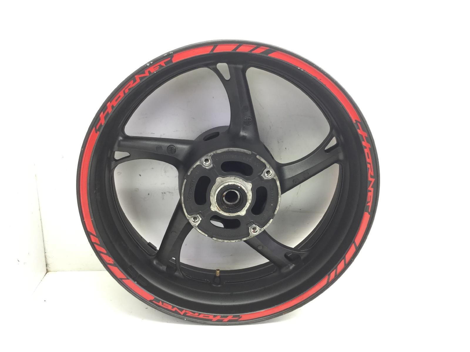 Honda hornet 600 cerchio ruota posteriore 17 x 5.50 2009 2009 zdcp41a09f