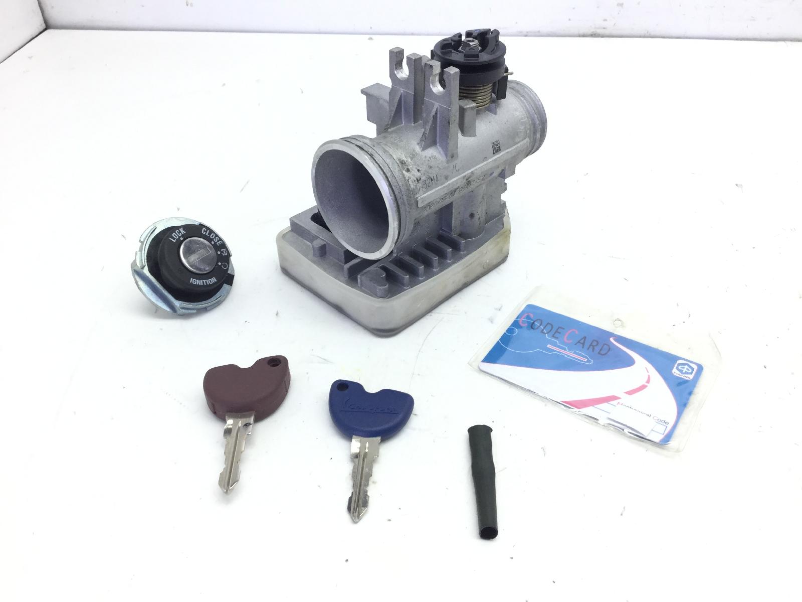 Piaggio vespa gts super hpe km0 300 blocchetto accensione e chiavi 2020 2022 md310