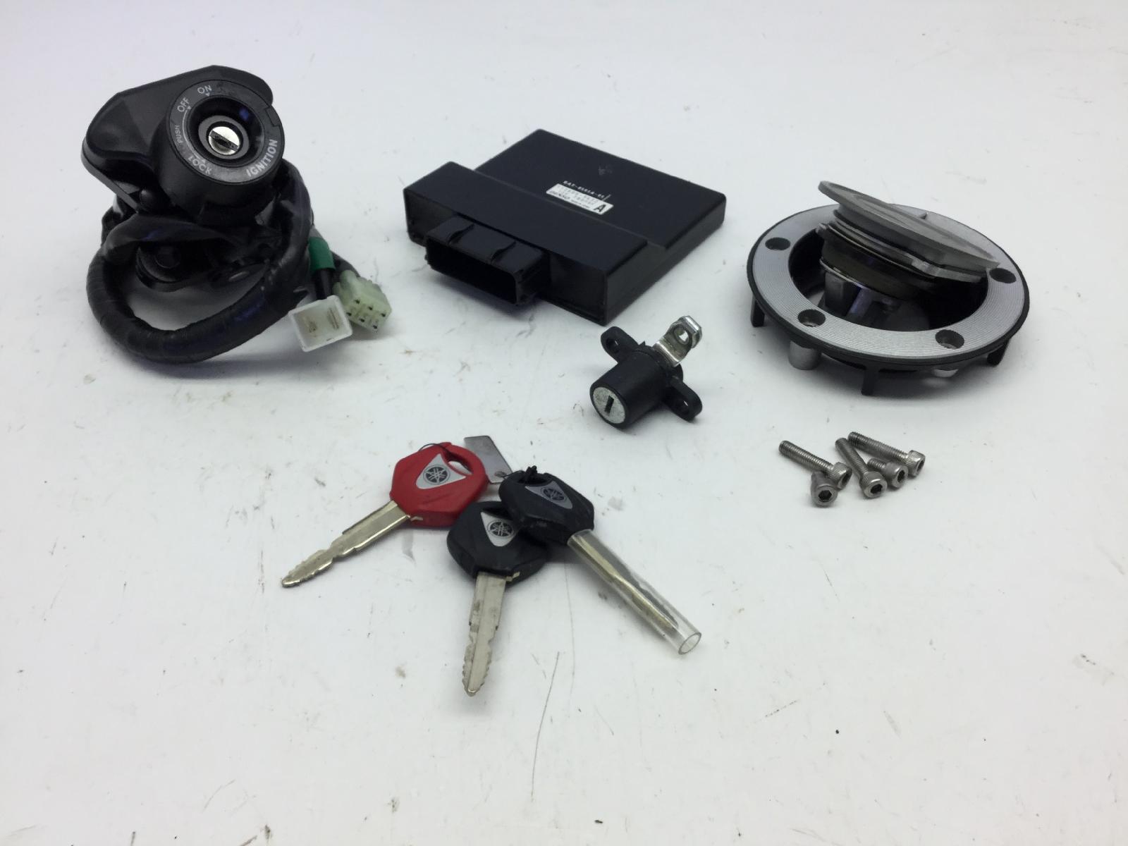 Yamaha mt-07 700 blocchetto accensione serrature centralina e chiavi 2023 2023 rm331