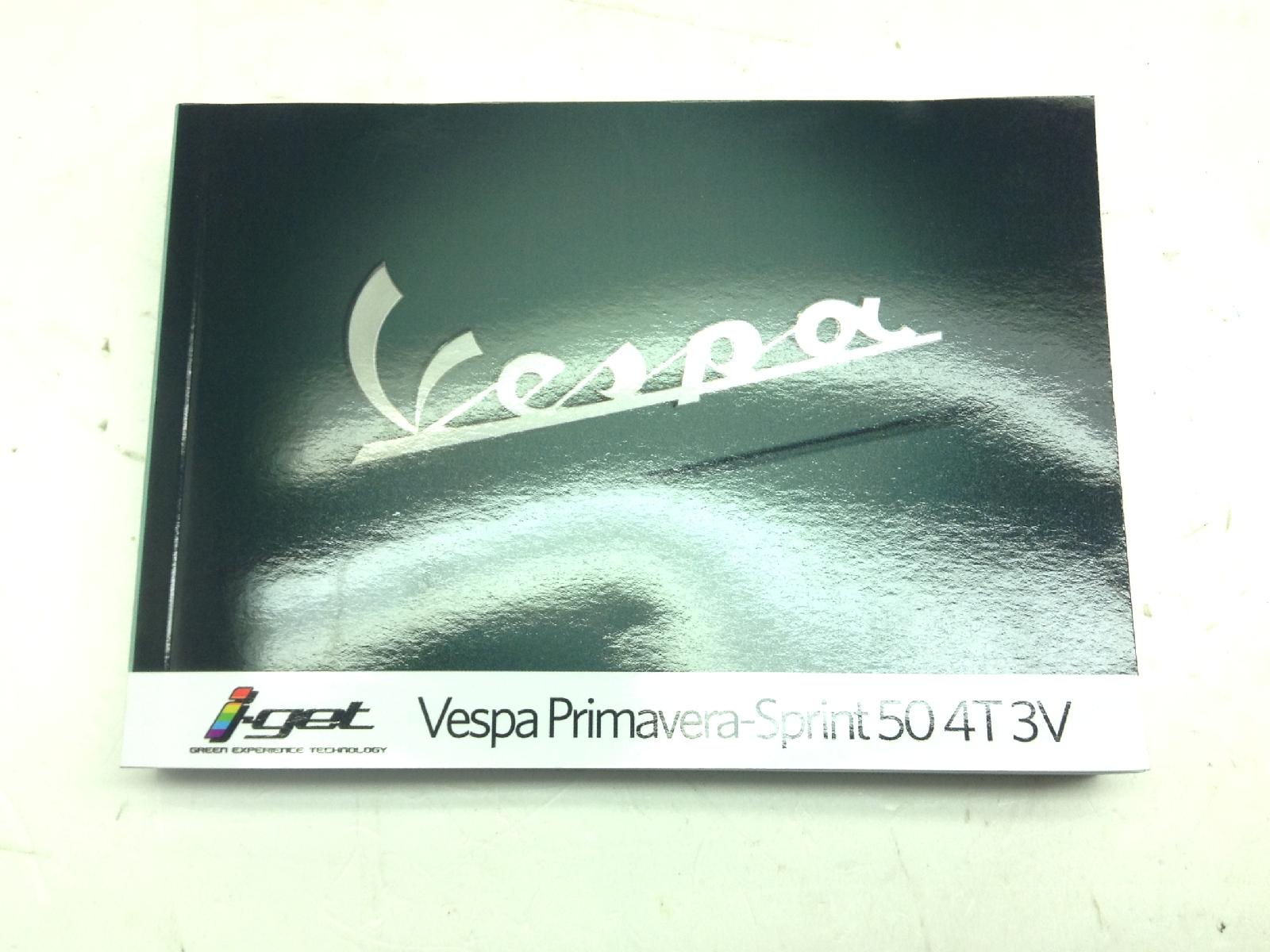 Piaggio vespa primavera e5 50 manuale uso e manutenzione 2020 2023 cd0100