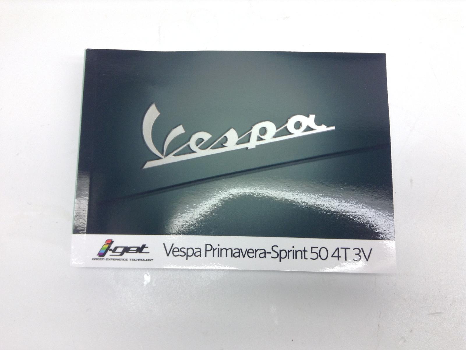 Piaggio vespa primavera e5 50 manuale uso e manutenzione 2020 2023 cd0100