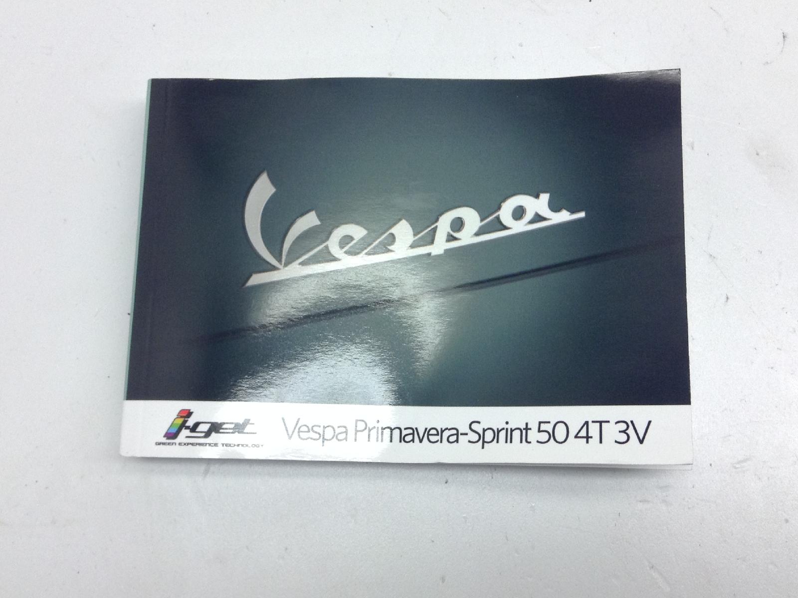 Piaggio vespa primavera e5 50 manuale uso e manutenzione 2020 2023 cd0100