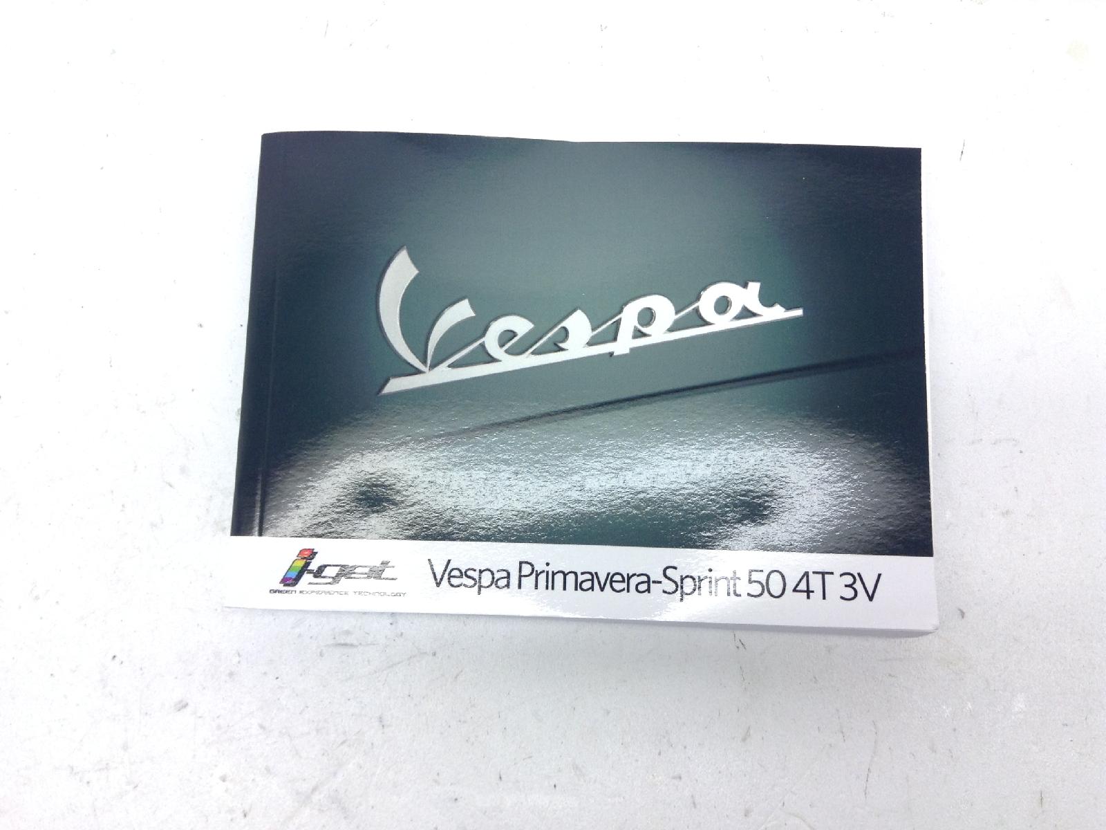 Piaggio vespa primavera e5 50 manuale uso e manutenzione 2020 2023 cd0100
