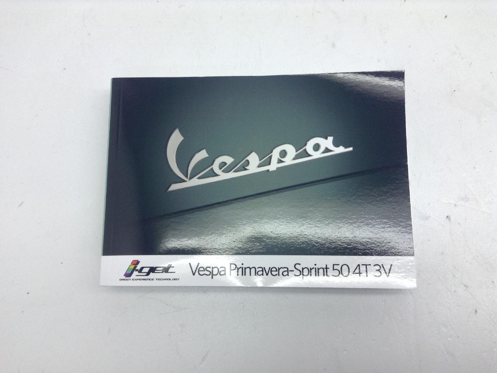 Piaggio vespa primavera e5 50 manuale uso e manutenzione 2020 2023 cd0100