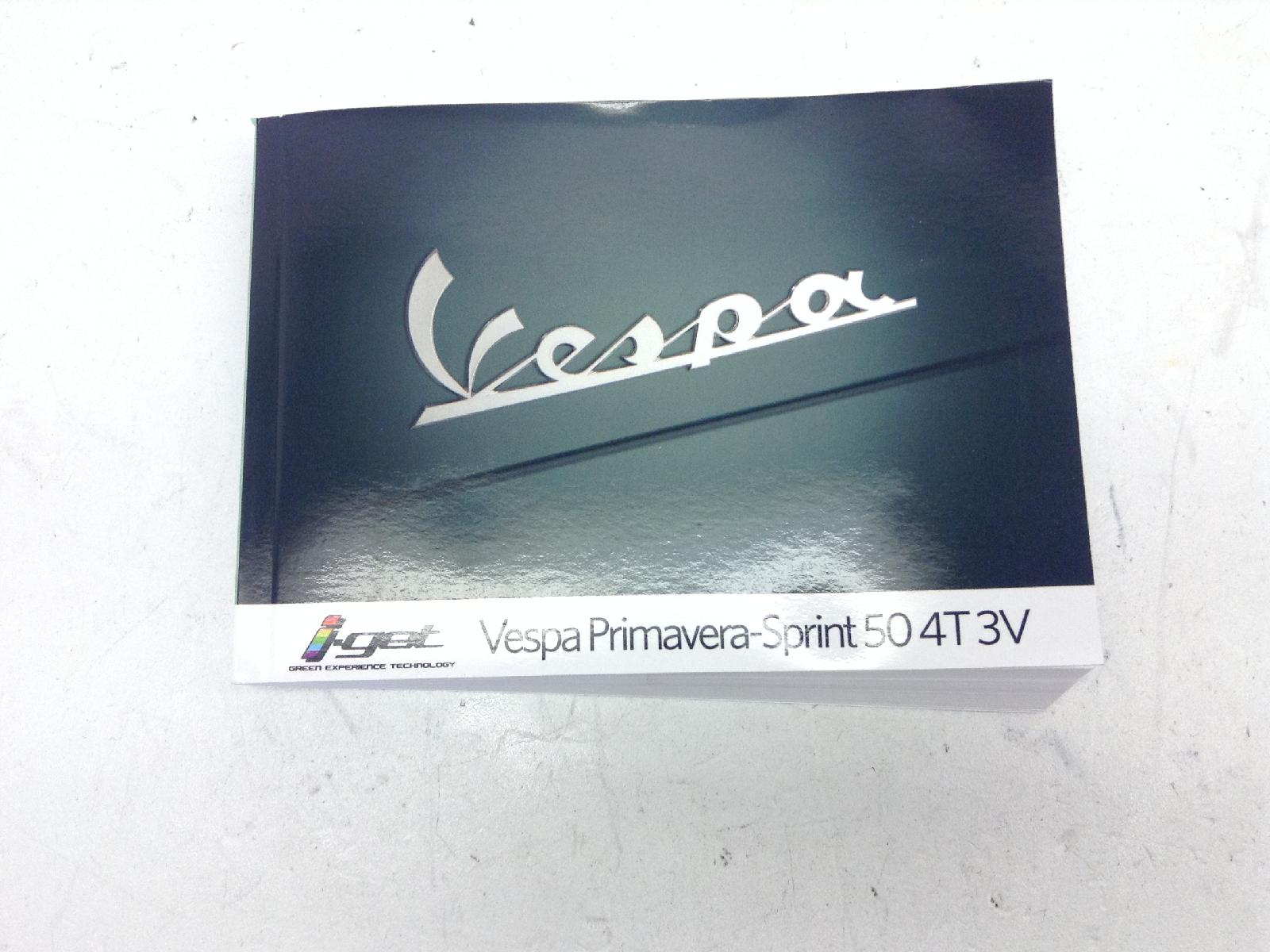 Piaggio vespa primavera e5 50 manuale uso e manutenzione 2020 2023 cd0100