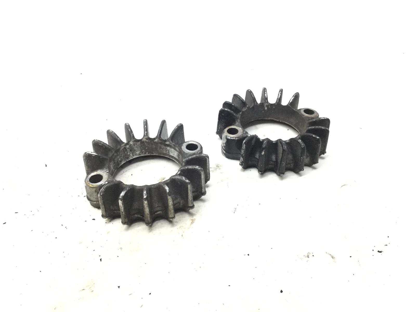 Moto guzzi v35 iii 350 coppia ghiere collettori scarico marmitta 1985 1987 py