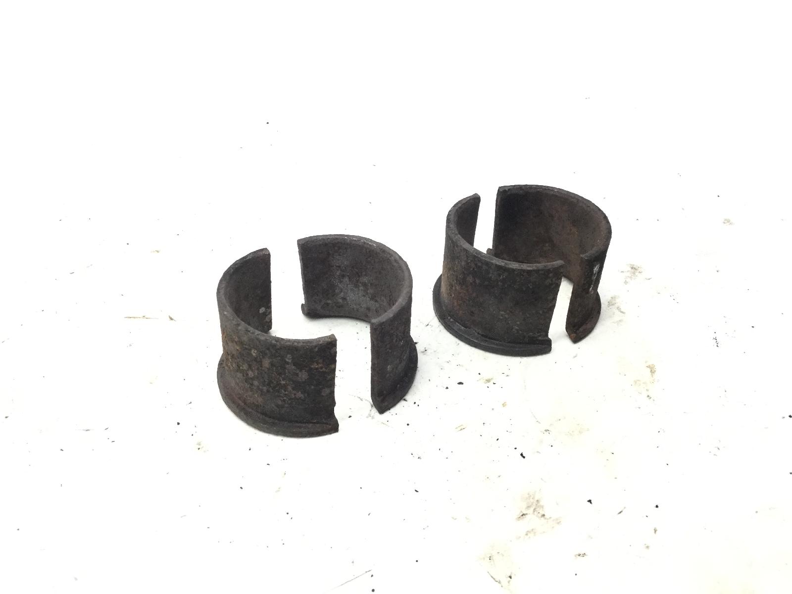 Moto guzzi v35 iii 350 coppia flange collettori scarico marmitta 1985 1987 py