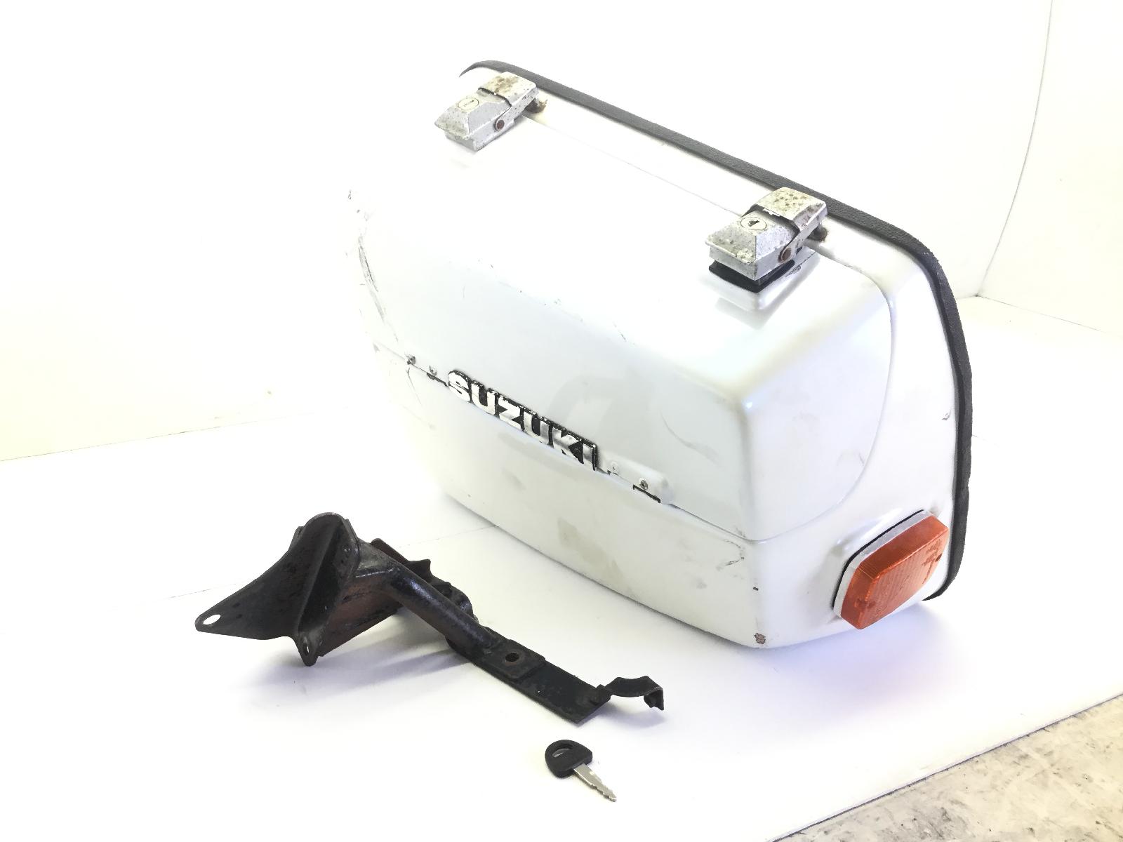 Suzuki gs 1100 gk 1100 vano valigia porta oggetti sinistra e staffa 1982 1986 gu71d