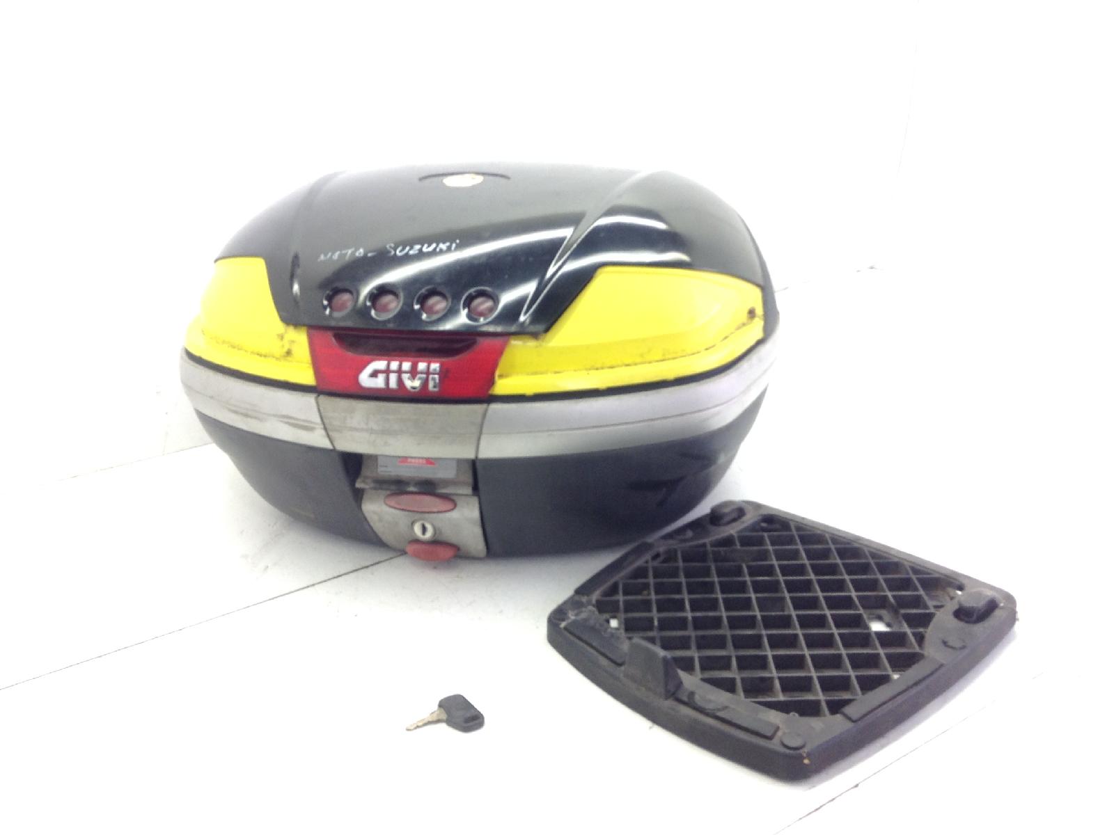 Suzuki dl v-strom 1000 bauletto e piastra posteriore portapacchi - givi 2007 2010 bs111