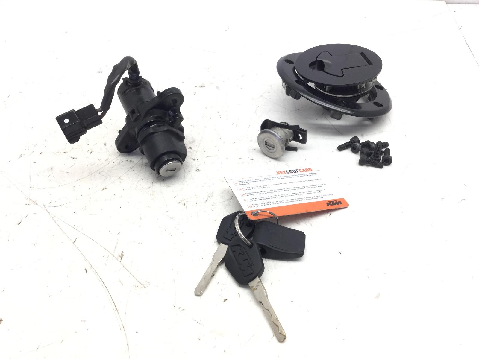 Ktm duke abs 125 blocchetto accensione serrature chiavi e scheda 2023 2023 vbkjpa407pc