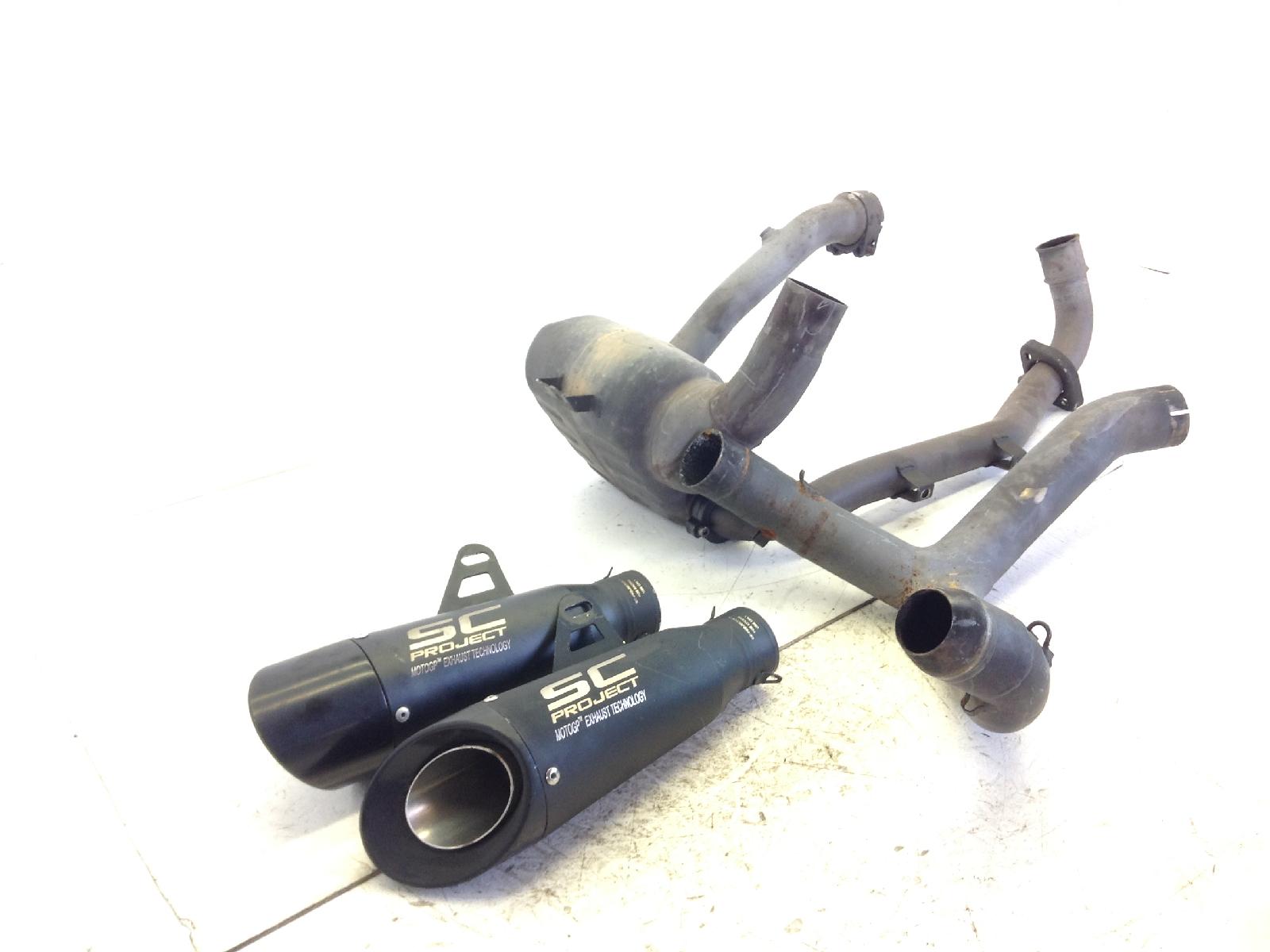 Ducati multistrada 1100 scarico marmitta - marca: sc project 2007 2007 a109aa
