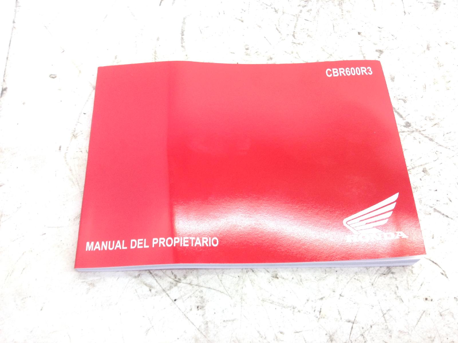 Honda cbr rr abs km0 600 libretto uso e manutenzione - lingua spagnola 2024 2026 pc69a4rk