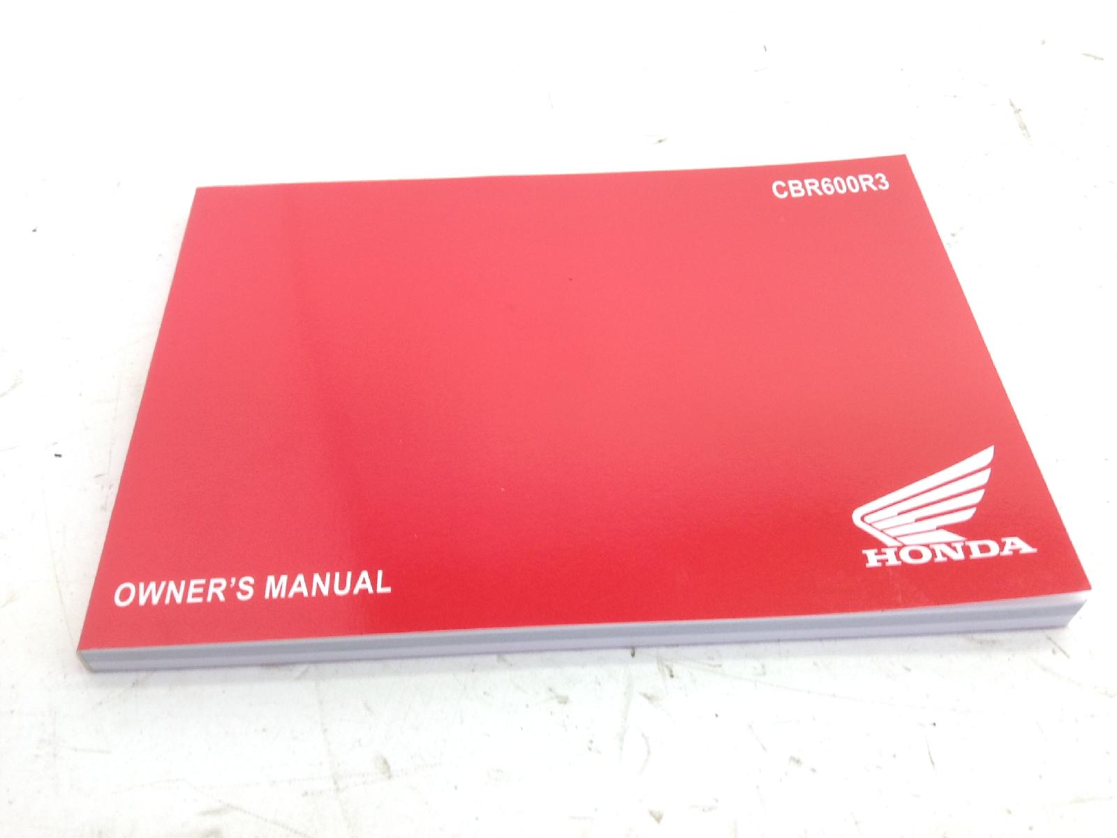 Honda cbr rr abs km0 600 manuale uso e manutenzione - lingua inglese 2024 2026 pc69a4rk
