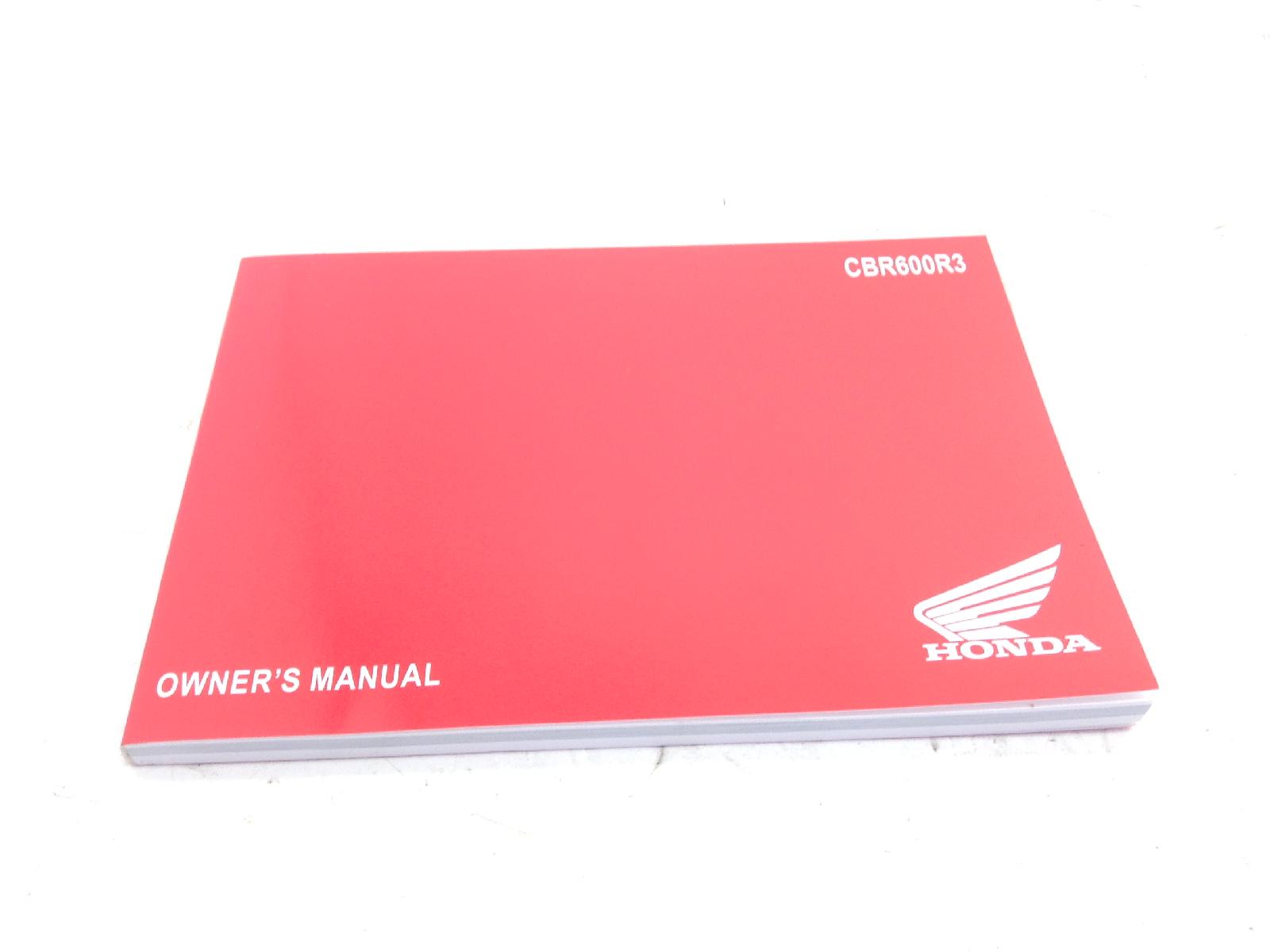 Honda cbr rr abs km0 600 manuale uso e manutenzione - lingua inglese 2024 2026 pc69a4rk