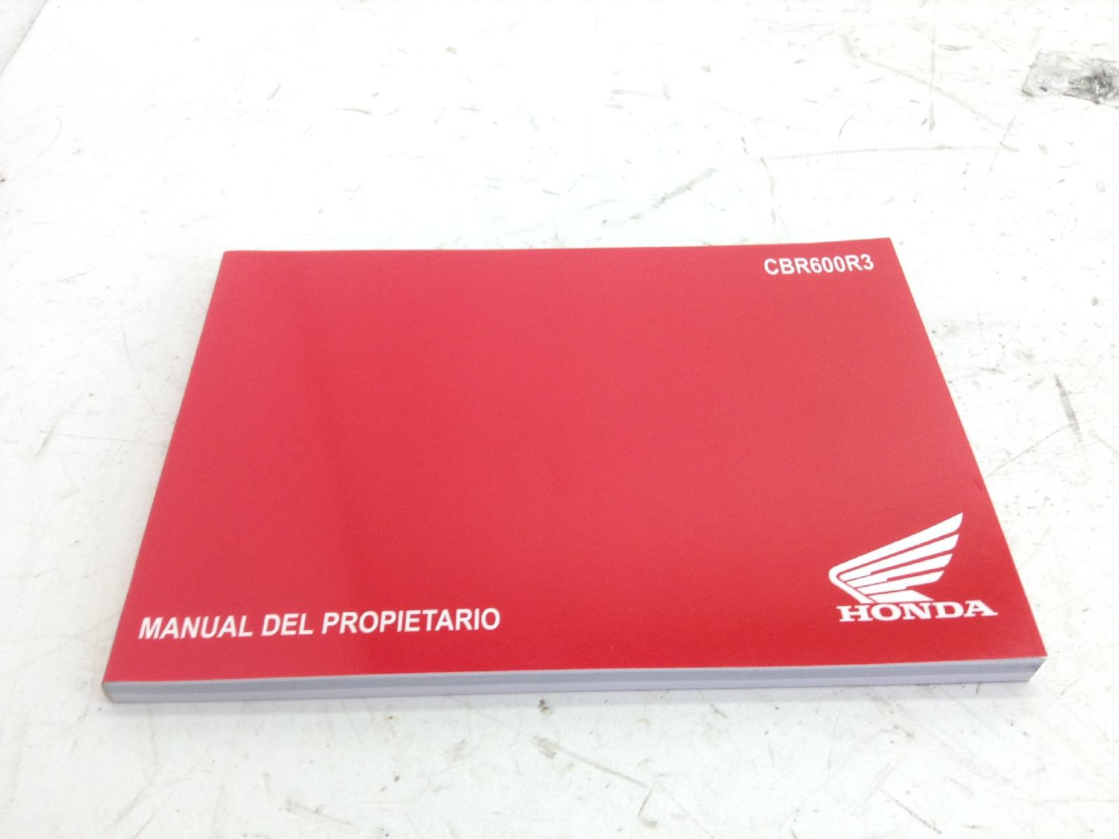 Honda cbr rr abs km0 600 manuale uso e manutenzione - lingua spagnola 2024 2026 pc69a4rk