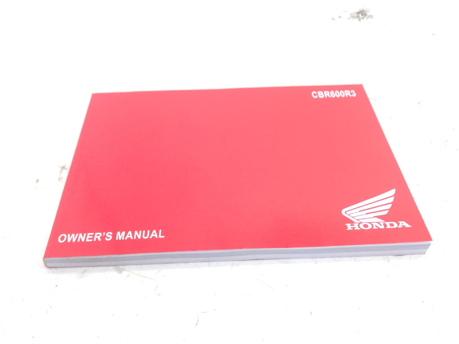 Honda cbr rr abs km0 600 manuale uso e manutenzione - lingua inglese 2024 2026 pc69a4rk
