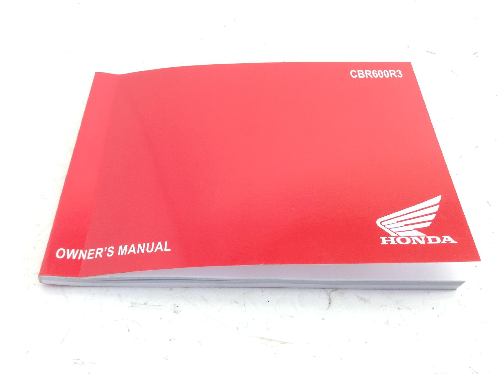 Honda cbr rr abs km0 600 manuale uso e manutenzione - lingua inglese 2024 2026 pc69a4rk