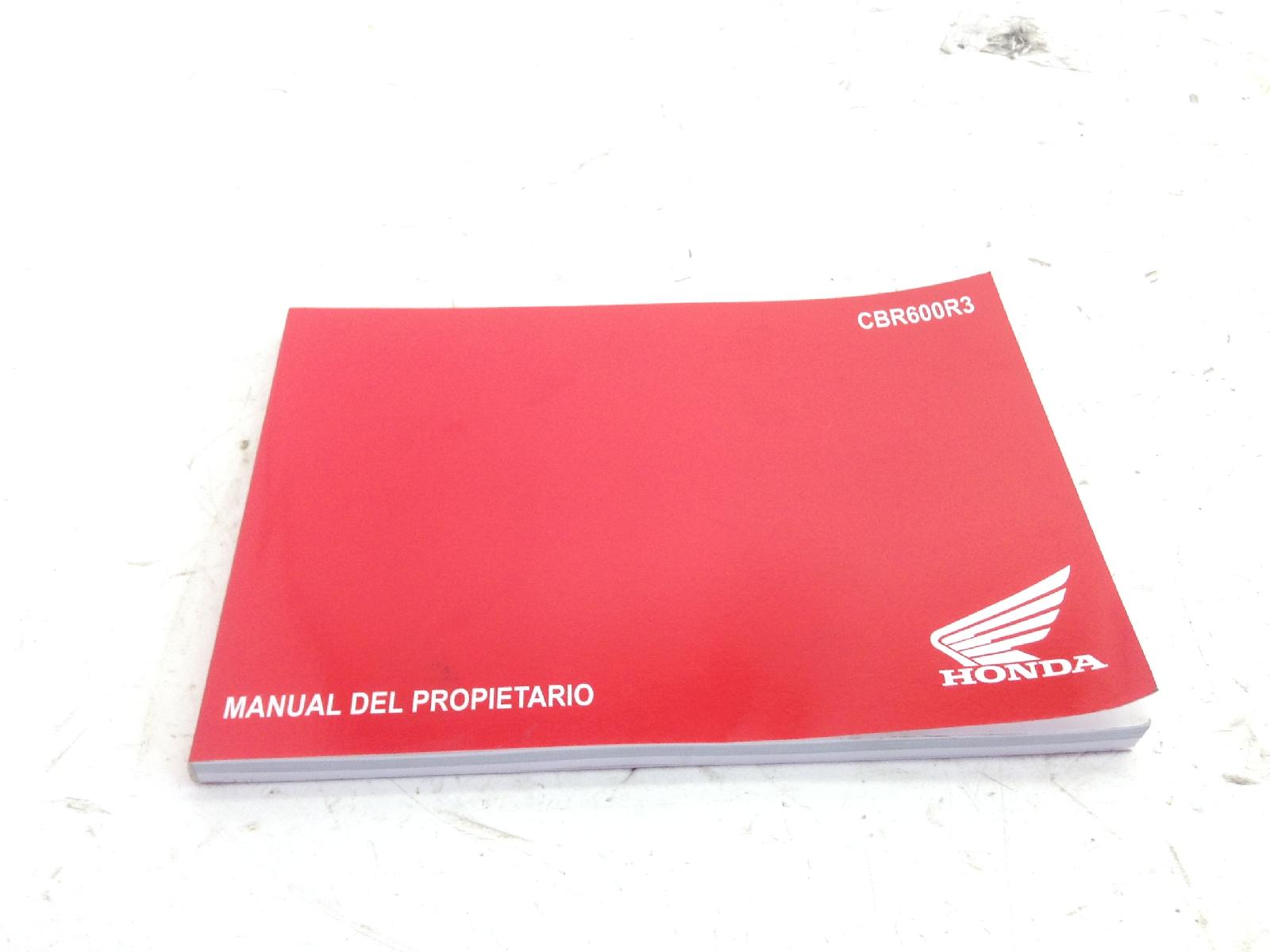 Honda cbr rr abs km0 600 manuale uso e manutenzione - lingua spagnola 2024 2026 pc69a4rk
