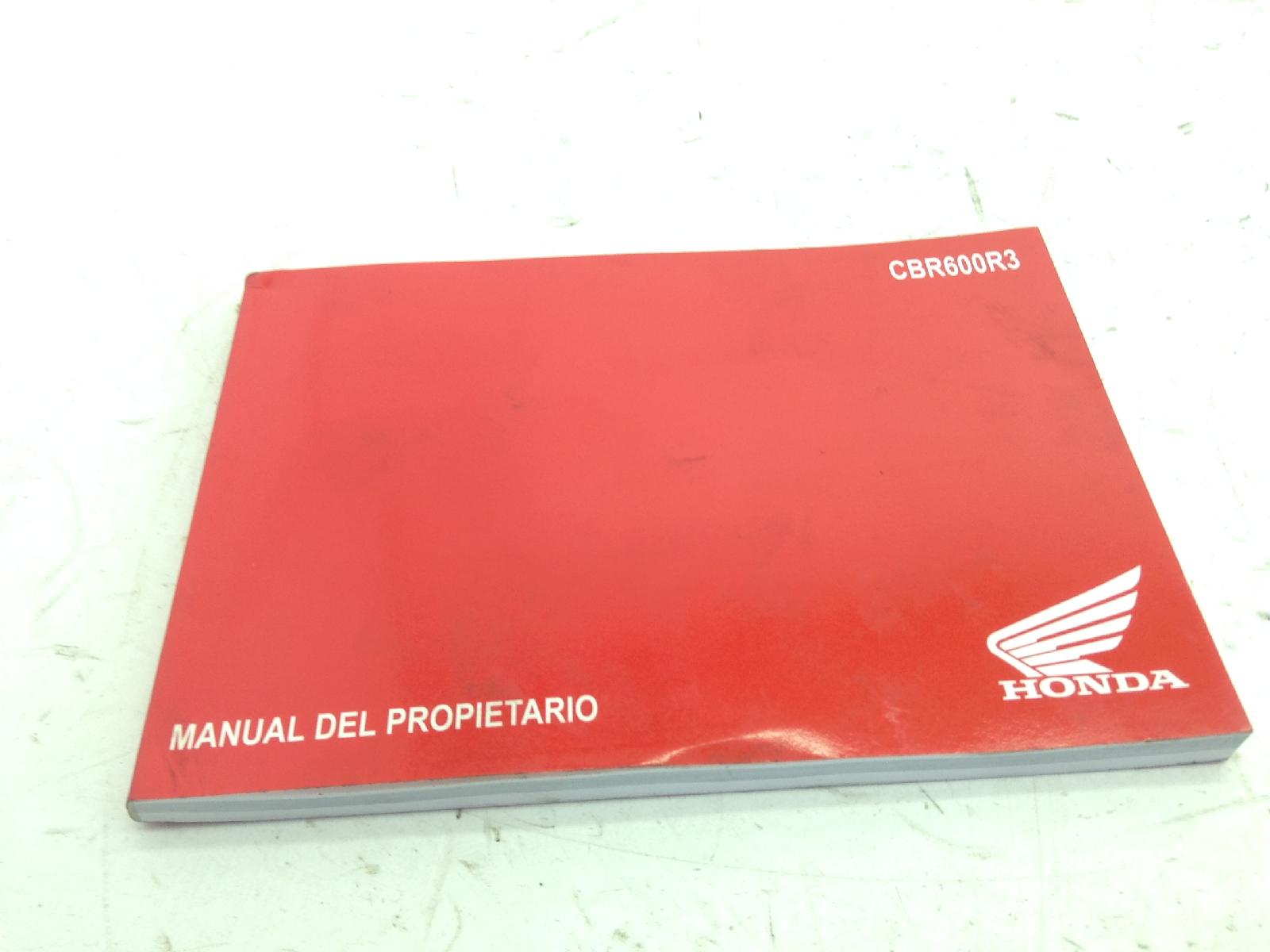 Honda cbr rr abs km0 600 manuale uso e manutenzione - lingua spagnola 2024 2026 pc69a4rk