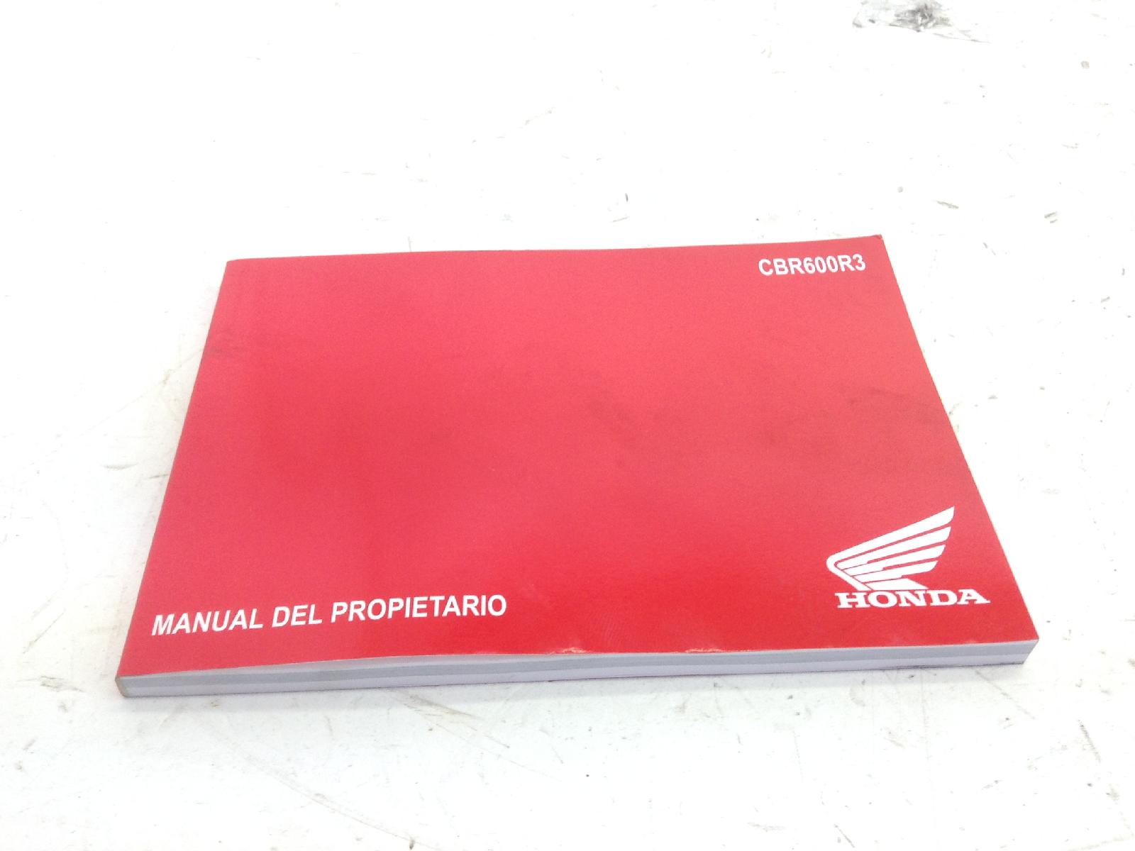 Honda cbr rr abs km0 600 manuale uso e manutenzione - lingua spagnola 2024 2026 pc69a4rk