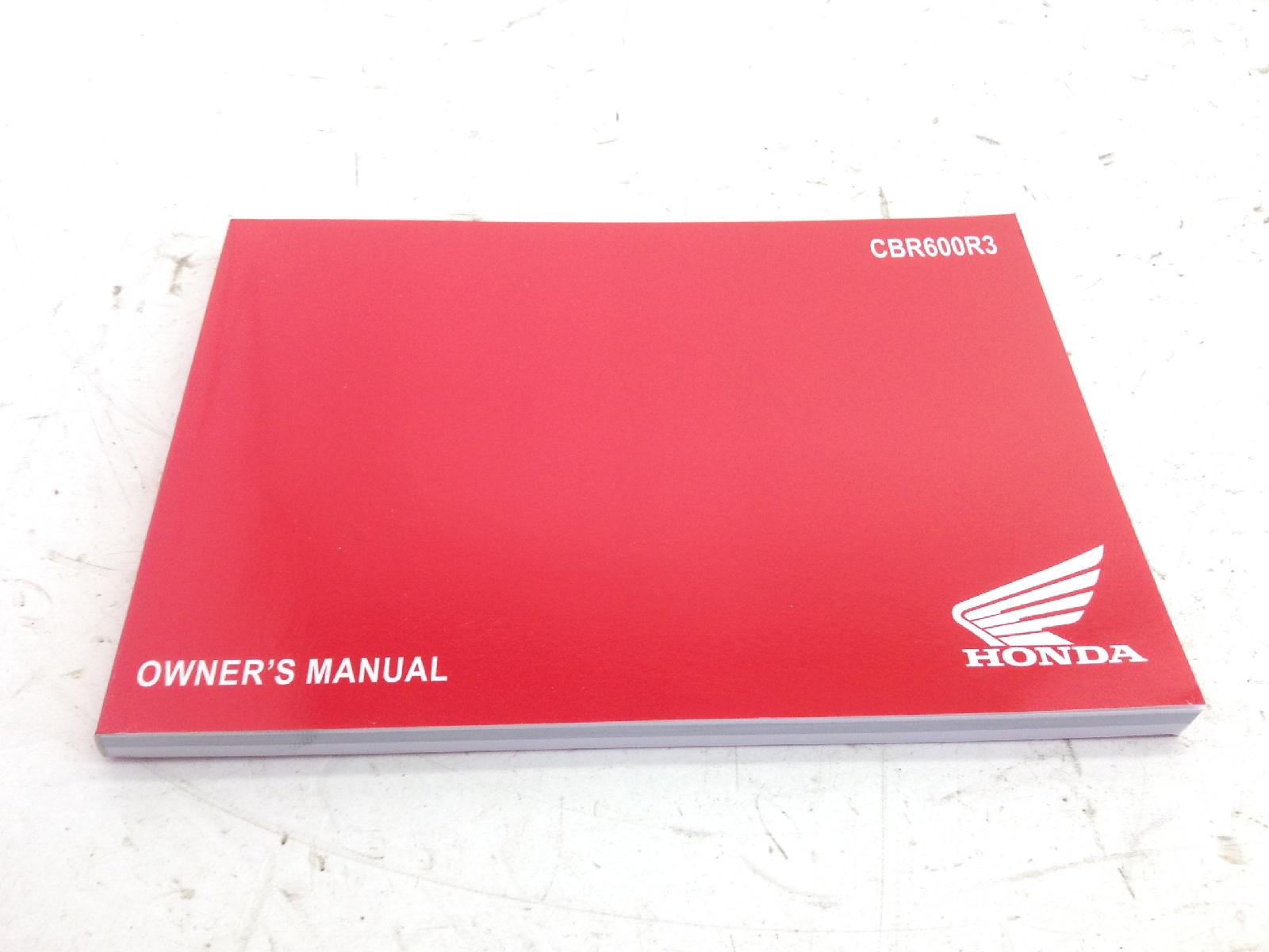 Honda cbr rr abs km0 600 manuale uso e manutenzione - lingua inglese 2024 2026 pc69a4rk