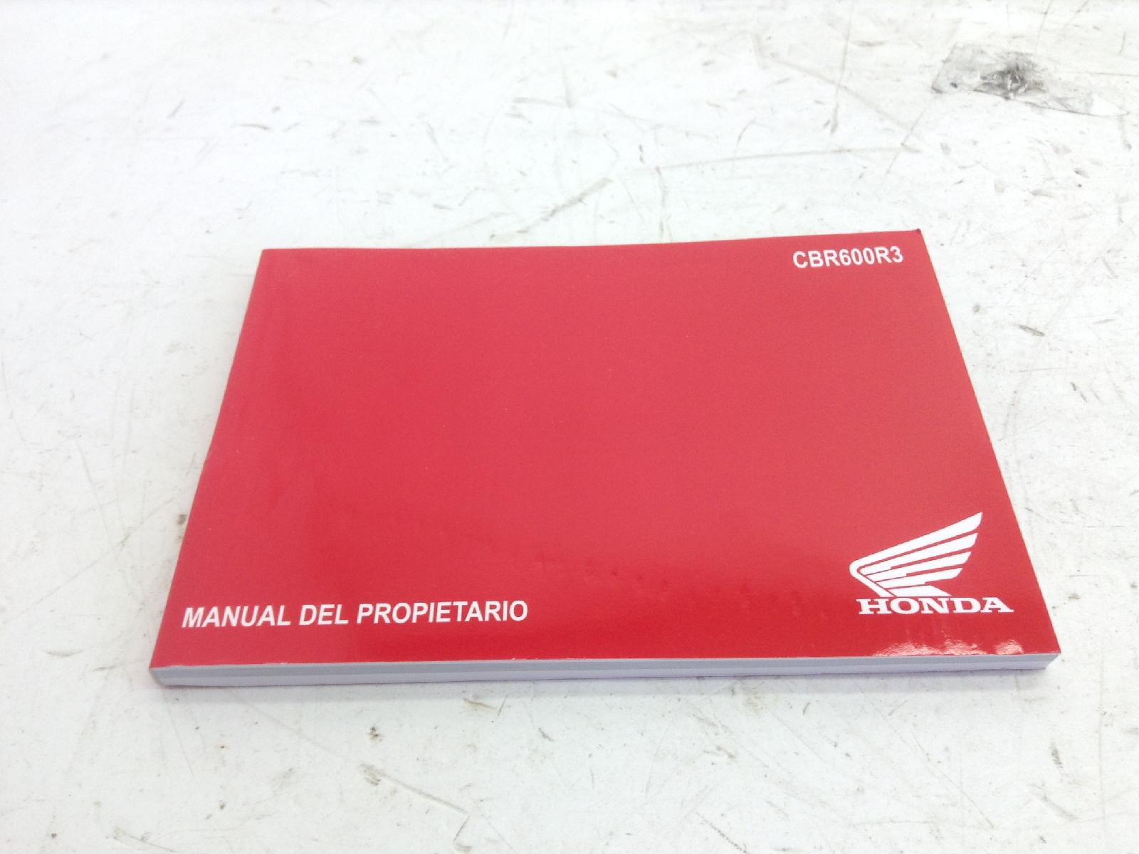 Honda cbr rr abs km0 600 manuale uso e manutenzione - lingua spagnola 2024 2026 pc69a4rk