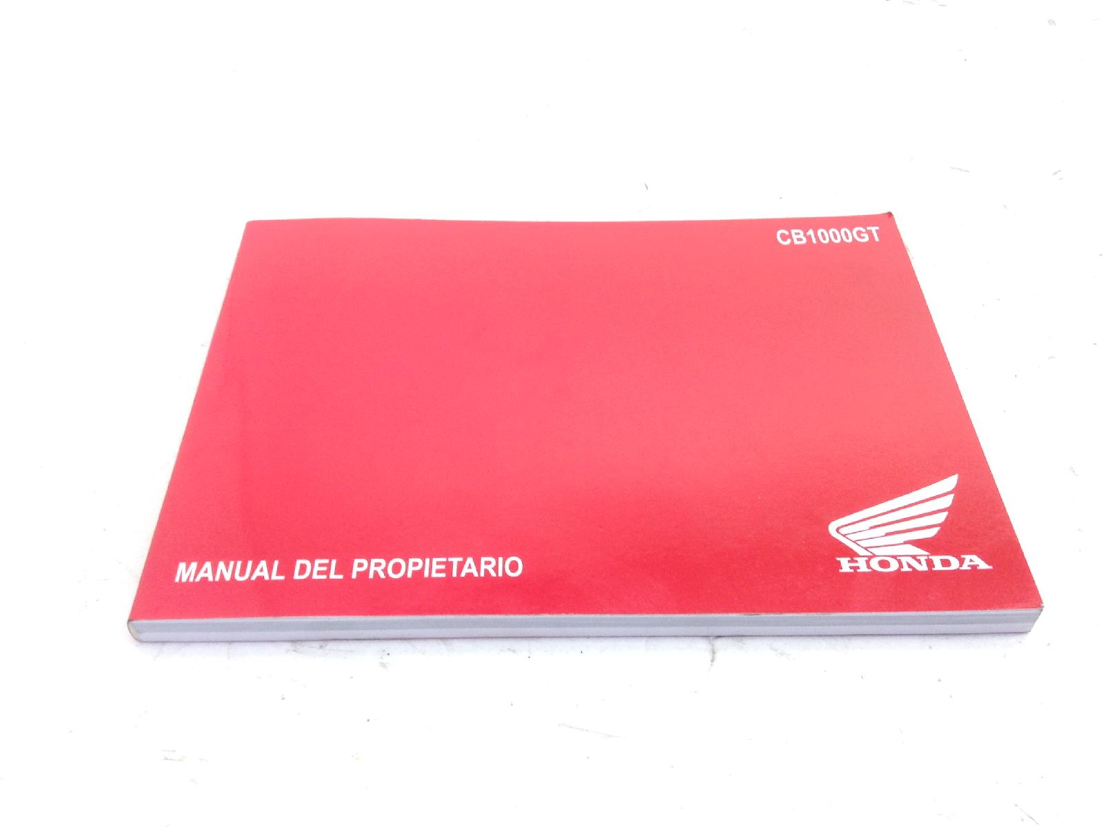 Honda cb gt abs km0 1000 manuale uso e manutenzione - lingua spagnola 2026 2026 jh2sc93a